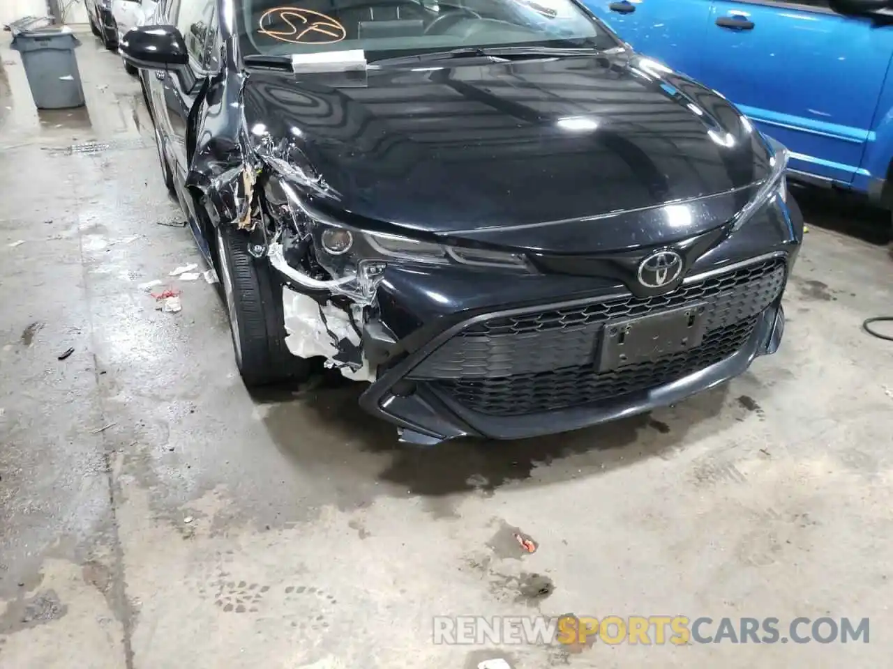 9 Photograph of a damaged car JTNK4RBE6K3042387 TOYOTA COROLLA 2019