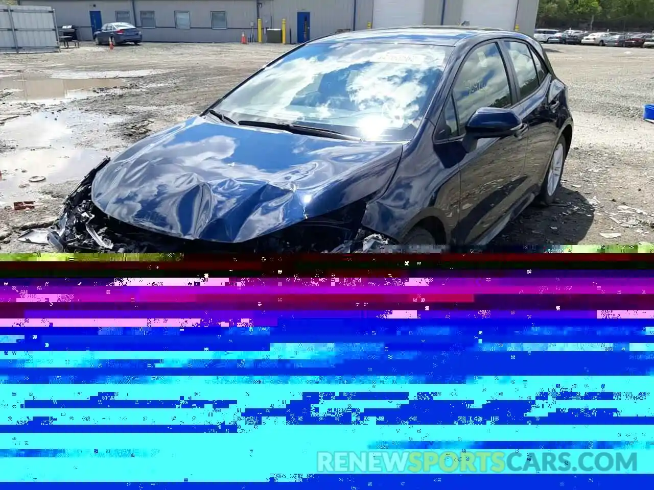 2 Photograph of a damaged car JTNK4RBE6K3044107 TOYOTA COROLLA 2019