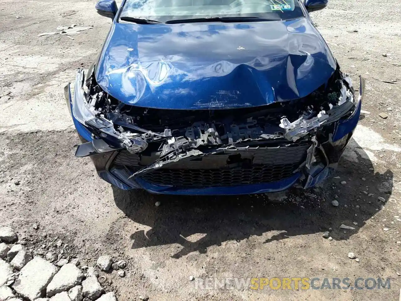 9 Photograph of a damaged car JTNK4RBE6K3044107 TOYOTA COROLLA 2019