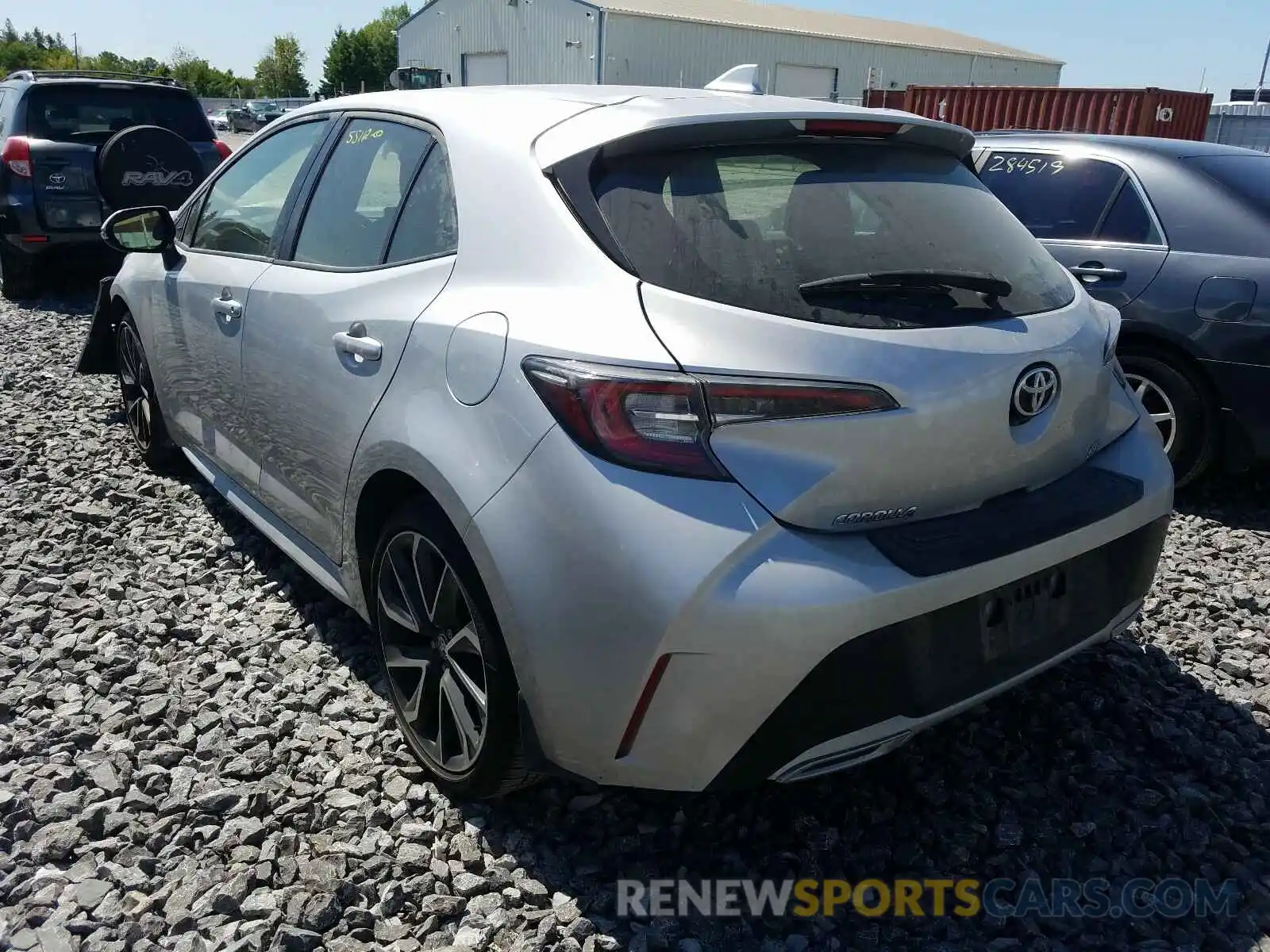 3 Photograph of a damaged car JTNK4RBE6K3044964 TOYOTA COROLLA 2019