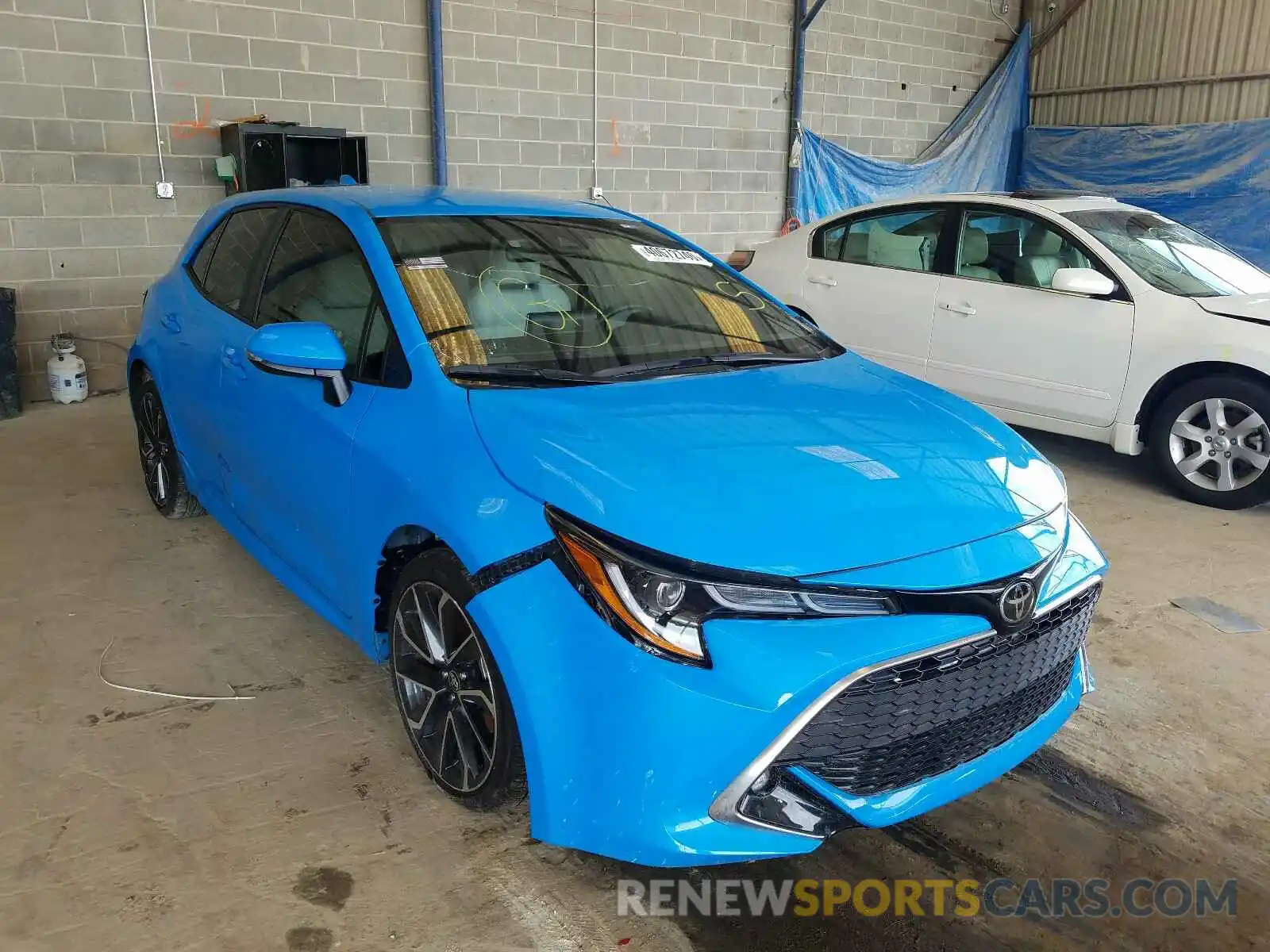 1 Photograph of a damaged car JTNK4RBE6K3047492 TOYOTA COROLLA 2019