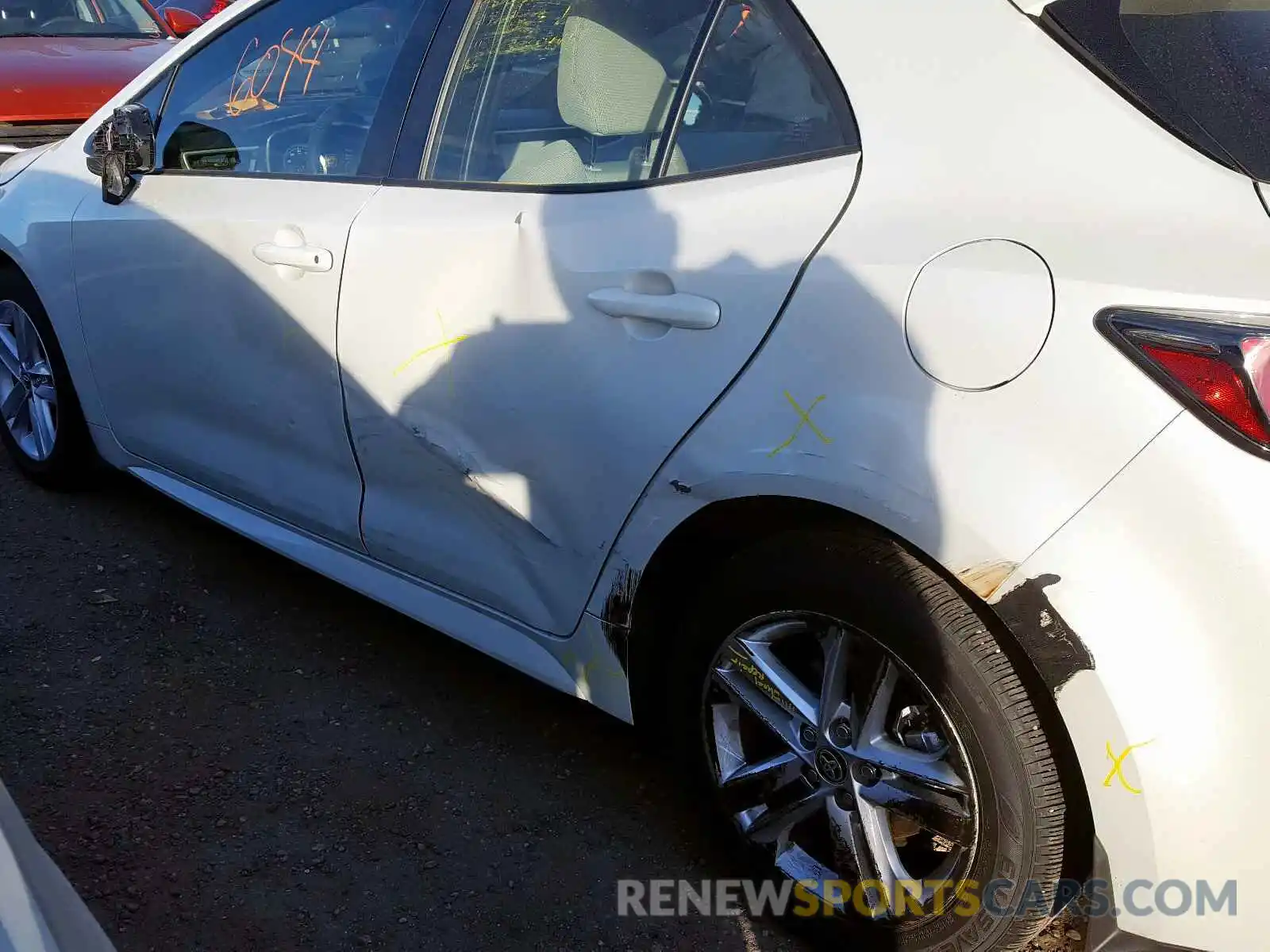 9 Photograph of a damaged car JTNK4RBE6K3048383 TOYOTA COROLLA 2019