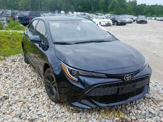 1 Photograph of a damaged car JTNK4RBE6K3049288 TOYOTA COROLLA 2019