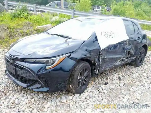 2 Photograph of a damaged car JTNK4RBE6K3049288 TOYOTA COROLLA 2019