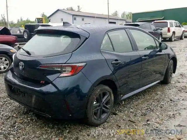 4 Photograph of a damaged car JTNK4RBE6K3049288 TOYOTA COROLLA 2019