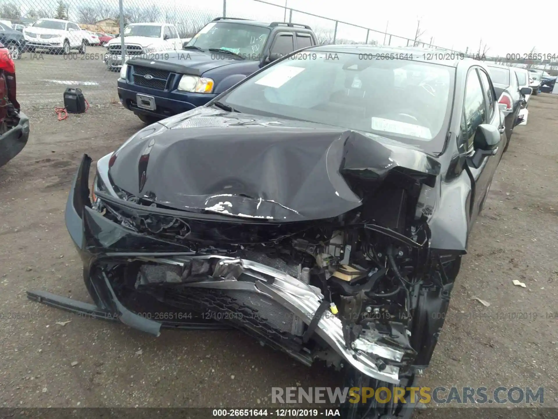 6 Photograph of a damaged car JTNK4RBE6K3049808 TOYOTA COROLLA 2019