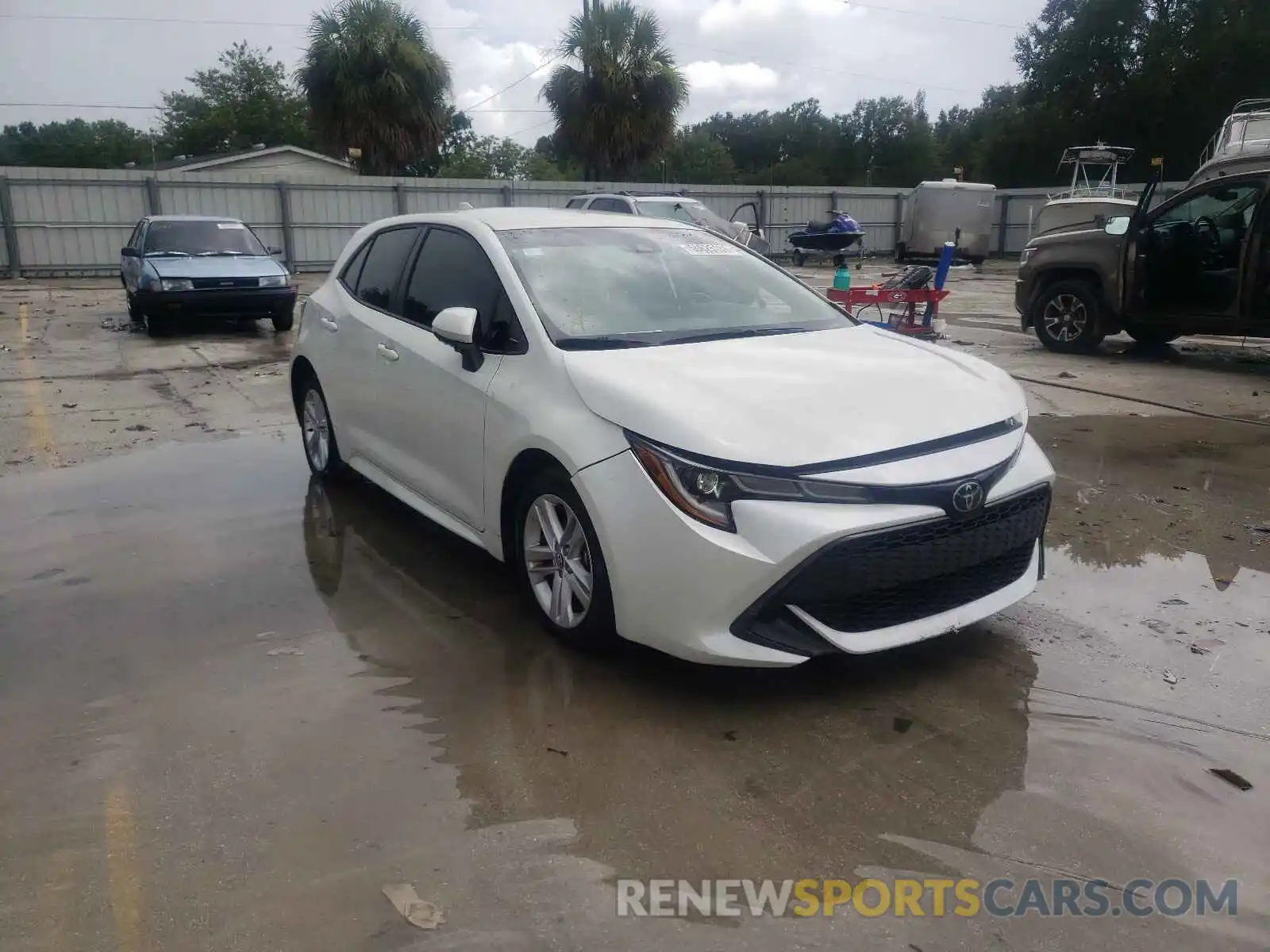 1 Photograph of a damaged car JTNK4RBE6K3049940 TOYOTA COROLLA 2019