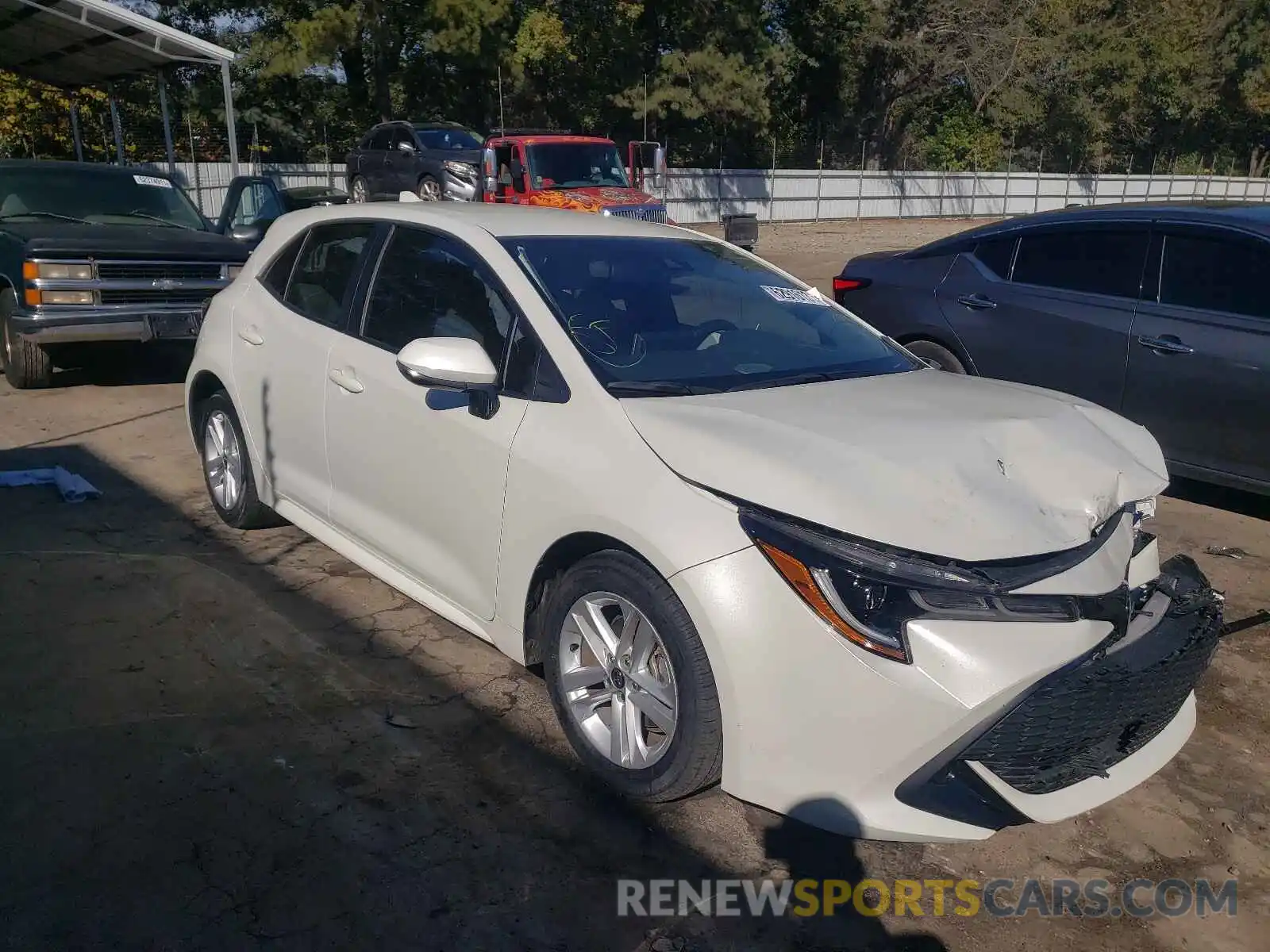 1 Photograph of a damaged car JTNK4RBE6K3051090 TOYOTA COROLLA 2019