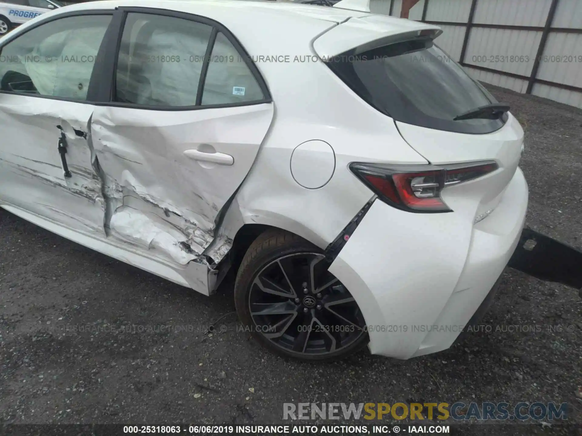 6 Photograph of a damaged car JTNK4RBE6K3051106 TOYOTA COROLLA 2019