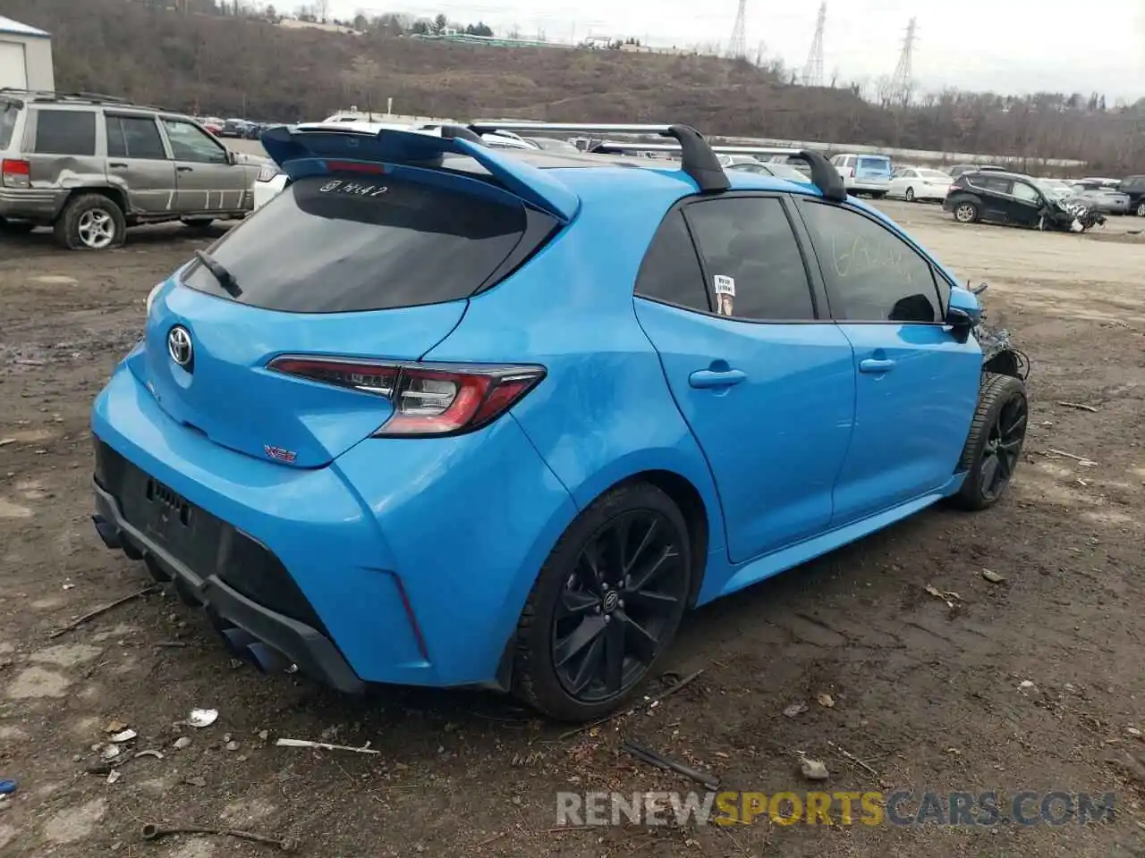 4 Photograph of a damaged car JTNK4RBE6K3052241 TOYOTA COROLLA 2019