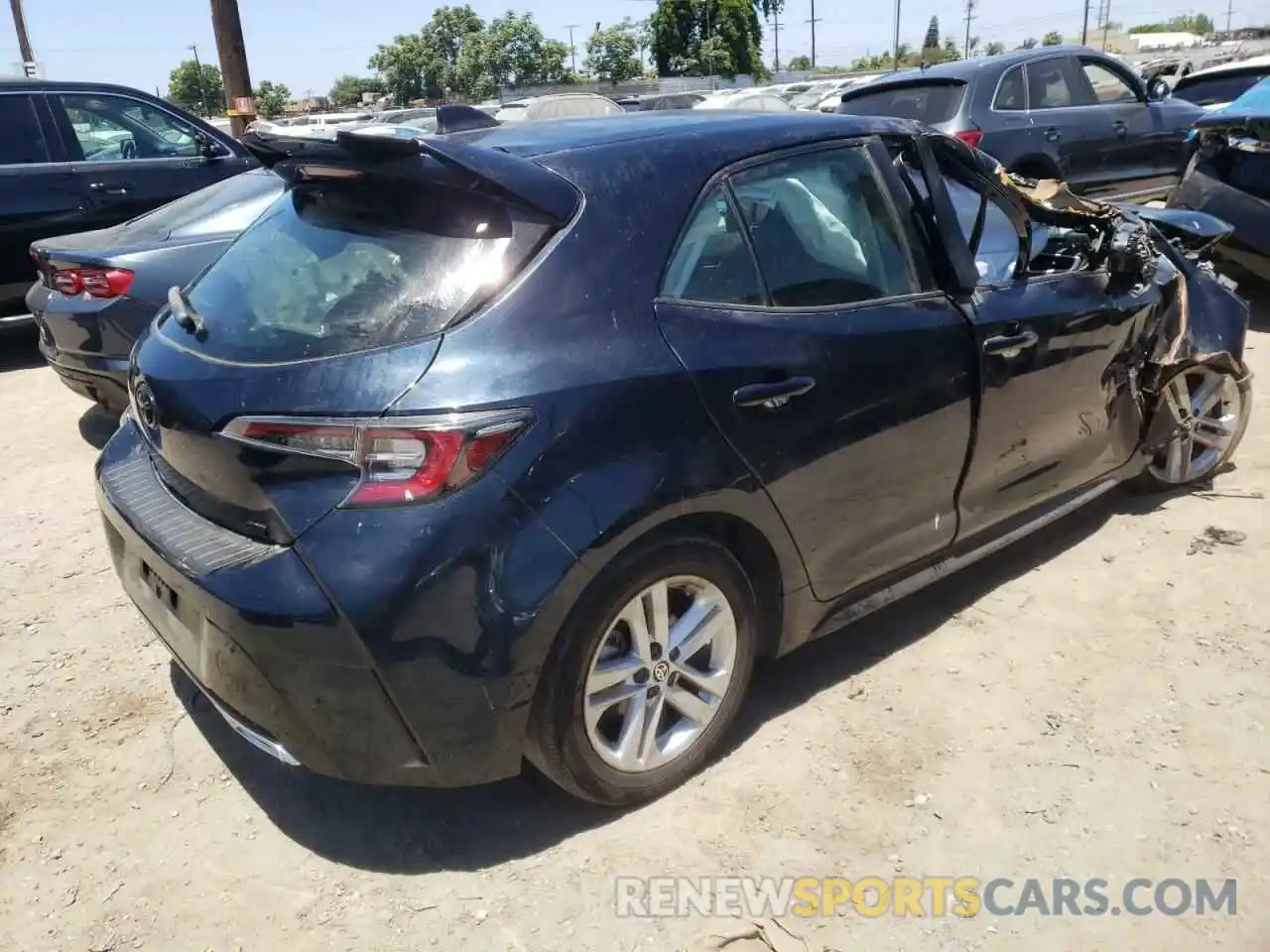 4 Photograph of a damaged car JTNK4RBE6K3052725 TOYOTA COROLLA 2019