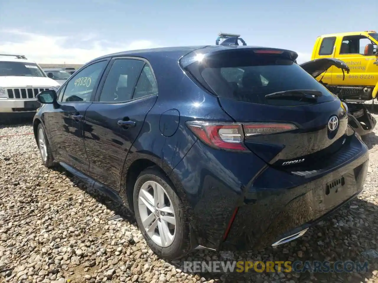 3 Photograph of a damaged car JTNK4RBE6K3055057 TOYOTA COROLLA 2019