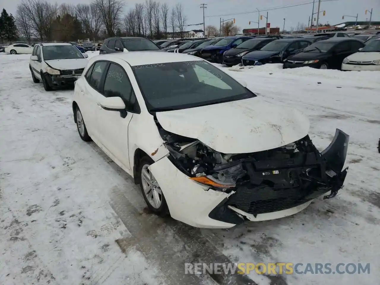 1 Photograph of a damaged car JTNK4RBE6K3056791 TOYOTA COROLLA 2019