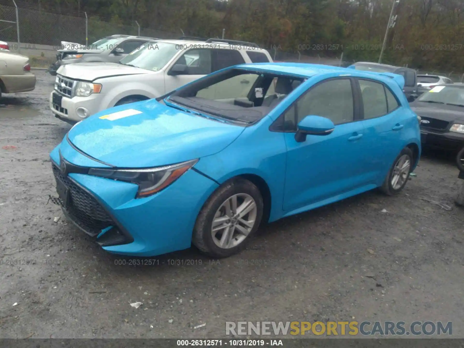 2 Photograph of a damaged car JTNK4RBE6K3058296 TOYOTA COROLLA 2019