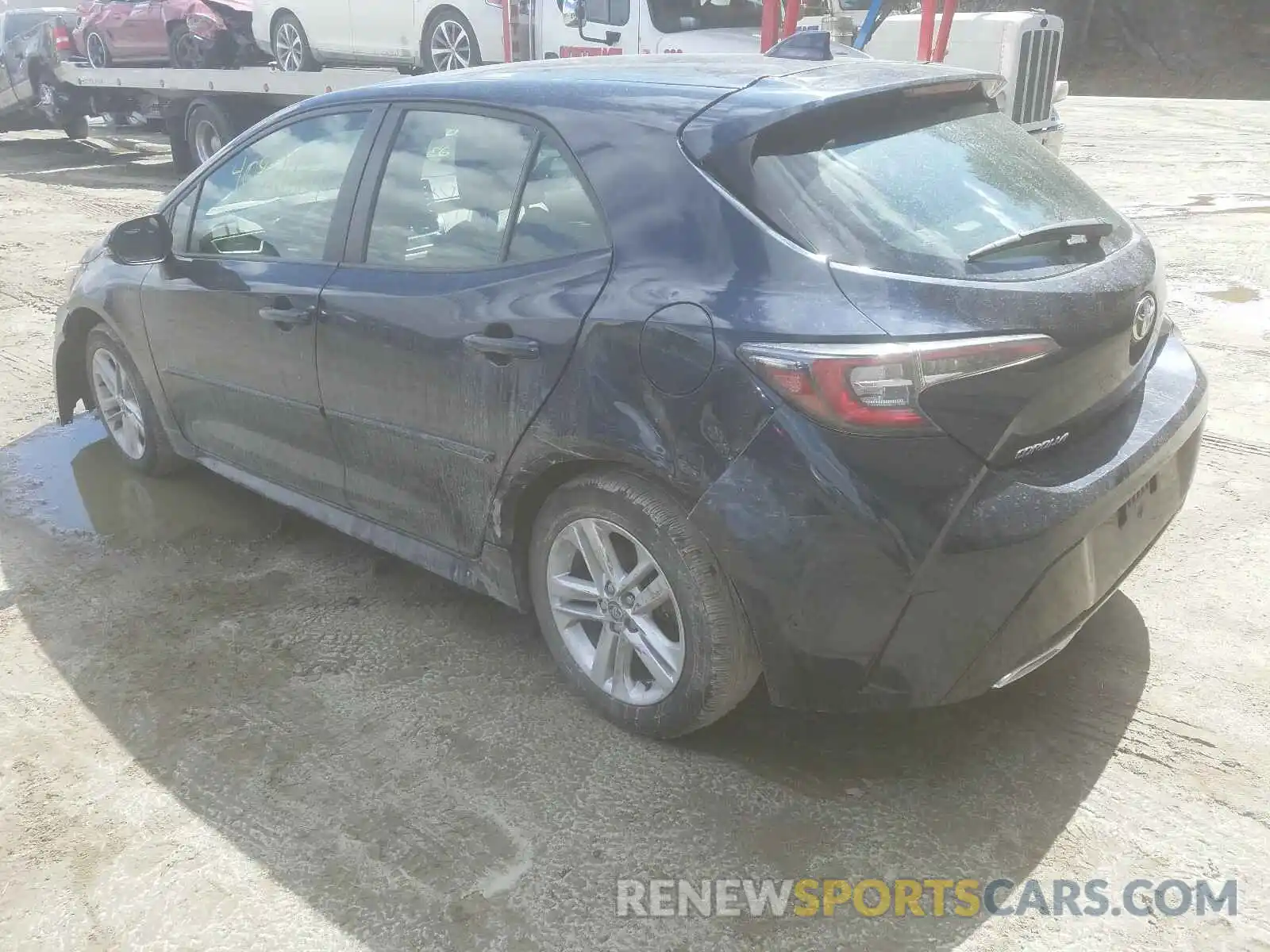 3 Photograph of a damaged car JTNK4RBE6K3059643 TOYOTA COROLLA 2019