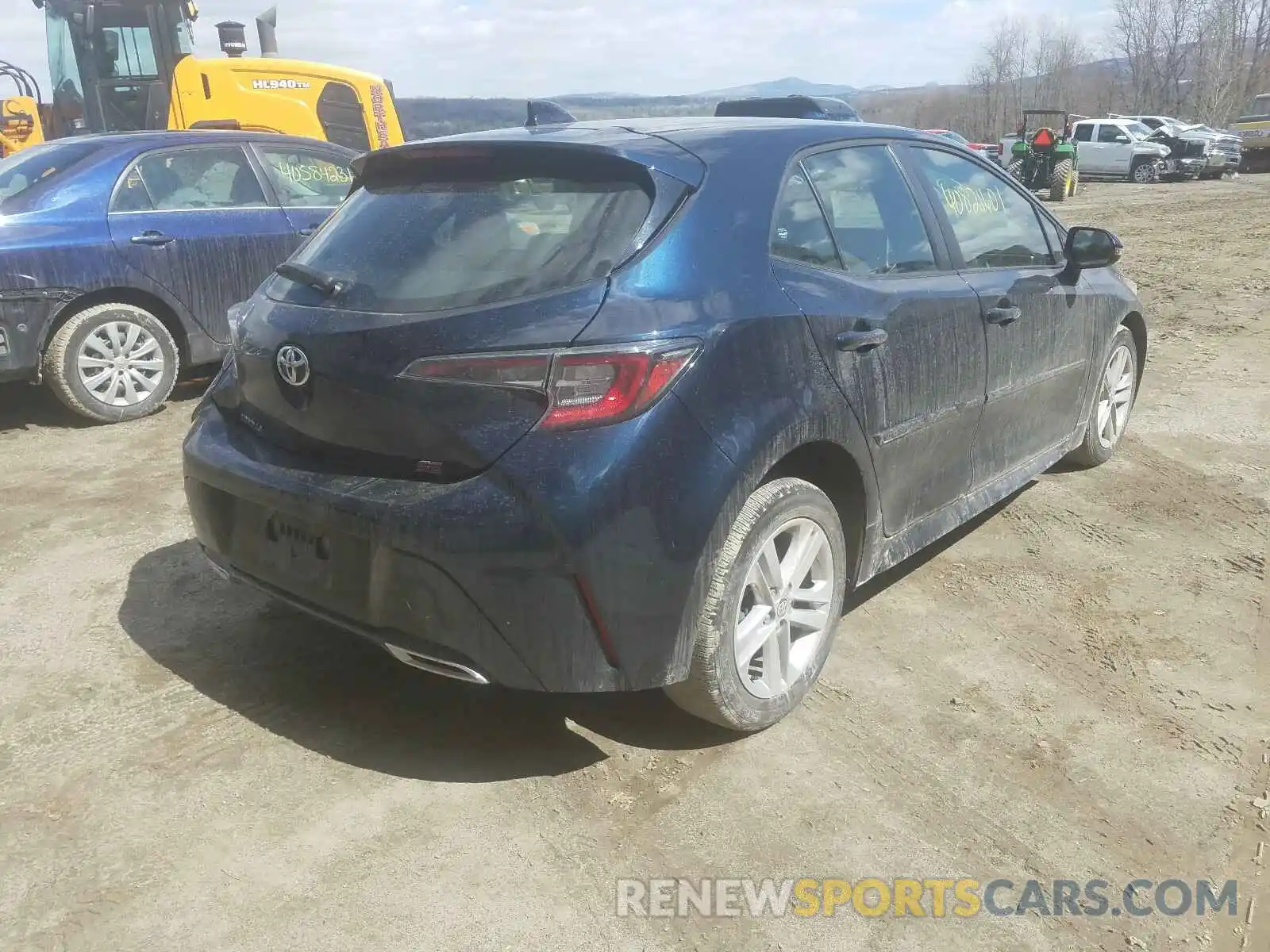 4 Photograph of a damaged car JTNK4RBE6K3059643 TOYOTA COROLLA 2019