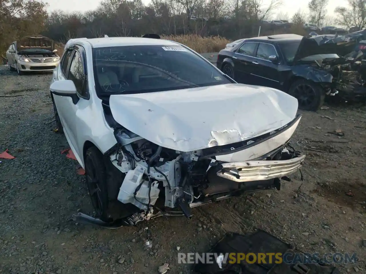 9 Photograph of a damaged car JTNK4RBE6K3059660 TOYOTA COROLLA 2019