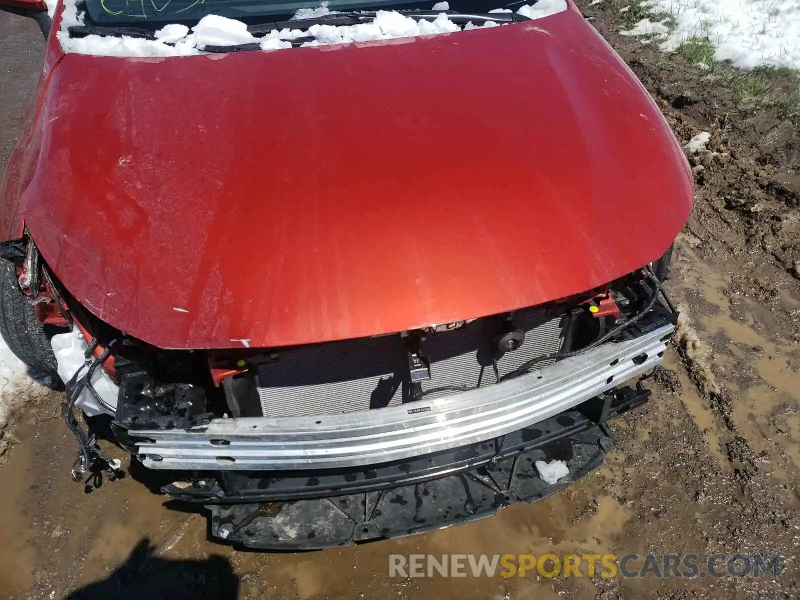 9 Photograph of a damaged car JTNK4RBE6K3060064 TOYOTA COROLLA 2019