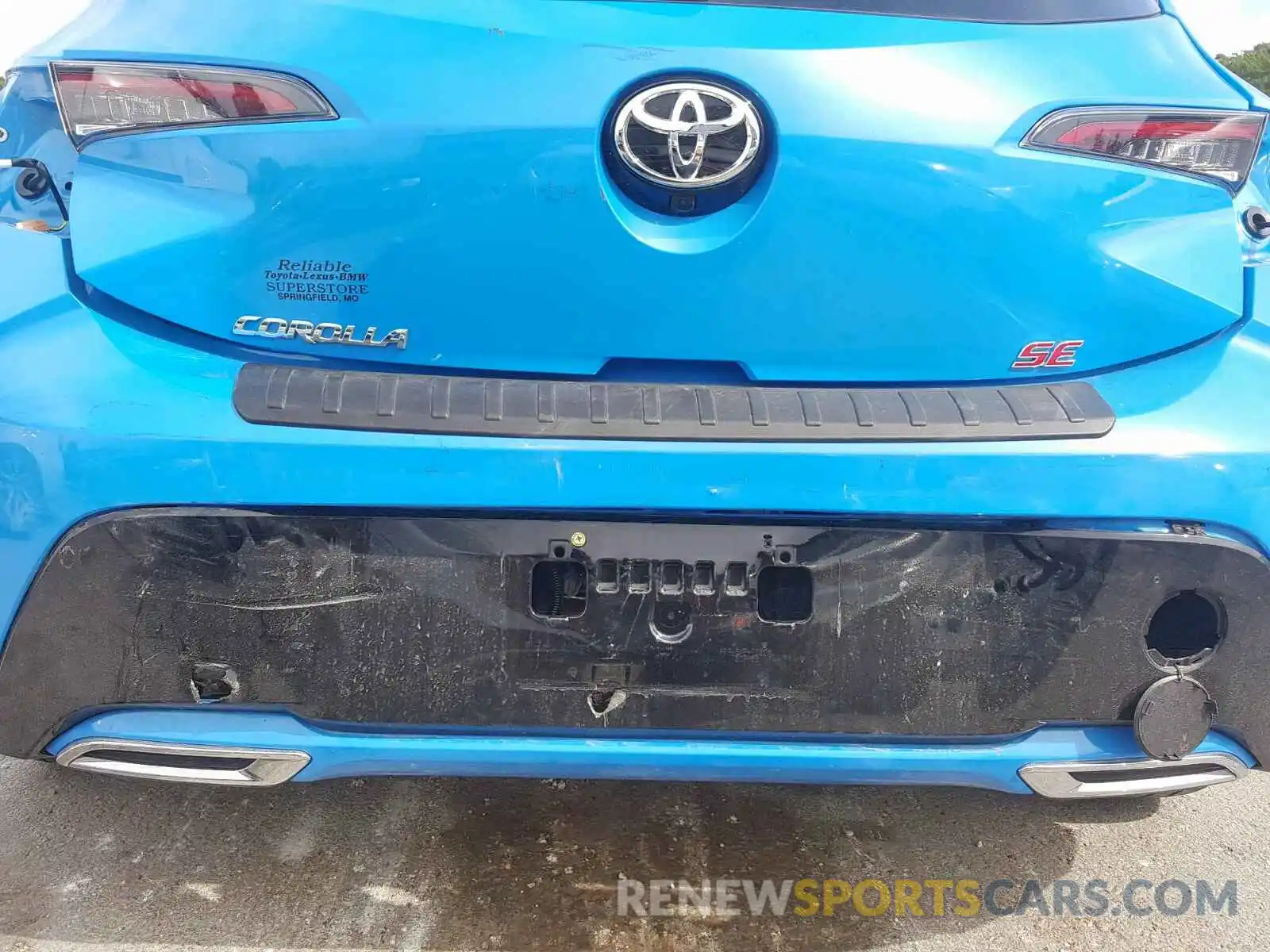 9 Photograph of a damaged car JTNK4RBE6K3061991 TOYOTA COROLLA 2019