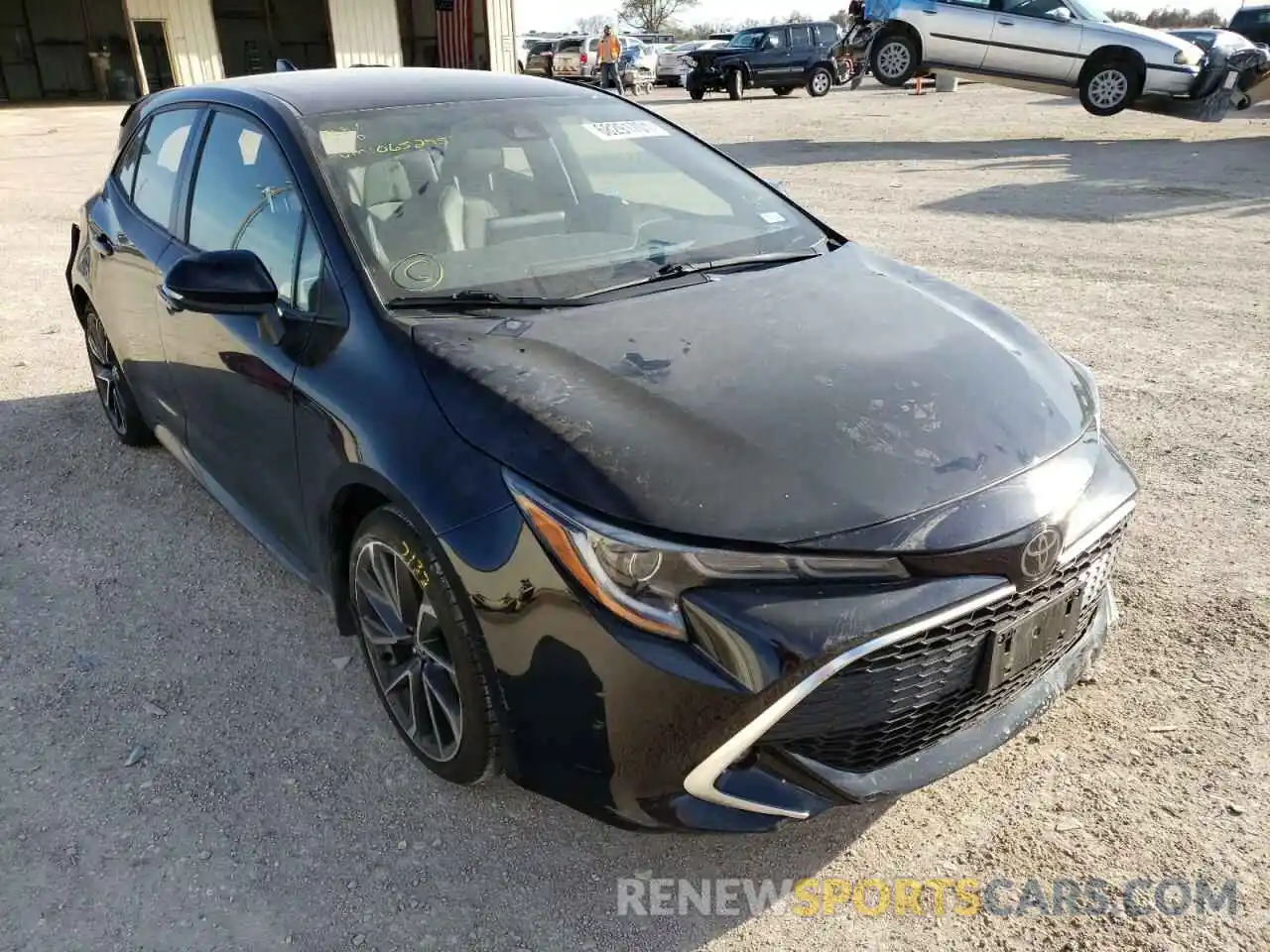 1 Photograph of a damaged car JTNK4RBE6K3065295 TOYOTA COROLLA 2019