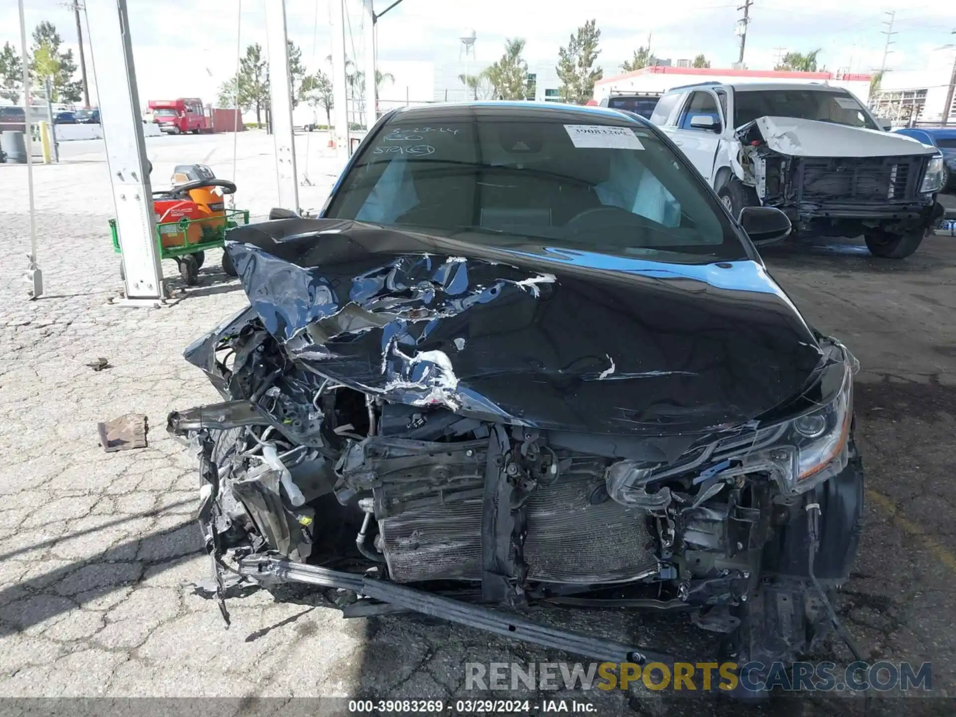 12 Photograph of a damaged car JTNK4RBE6K3067550 TOYOTA COROLLA 2019