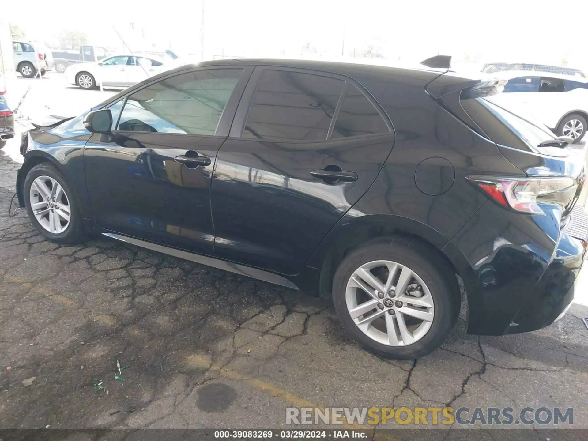 14 Photograph of a damaged car JTNK4RBE6K3067550 TOYOTA COROLLA 2019