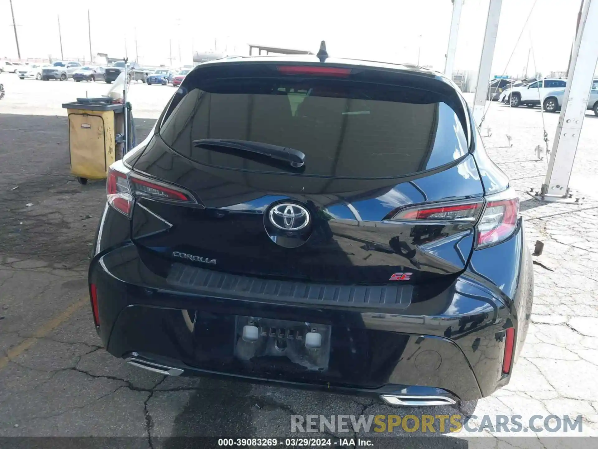 16 Photograph of a damaged car JTNK4RBE6K3067550 TOYOTA COROLLA 2019