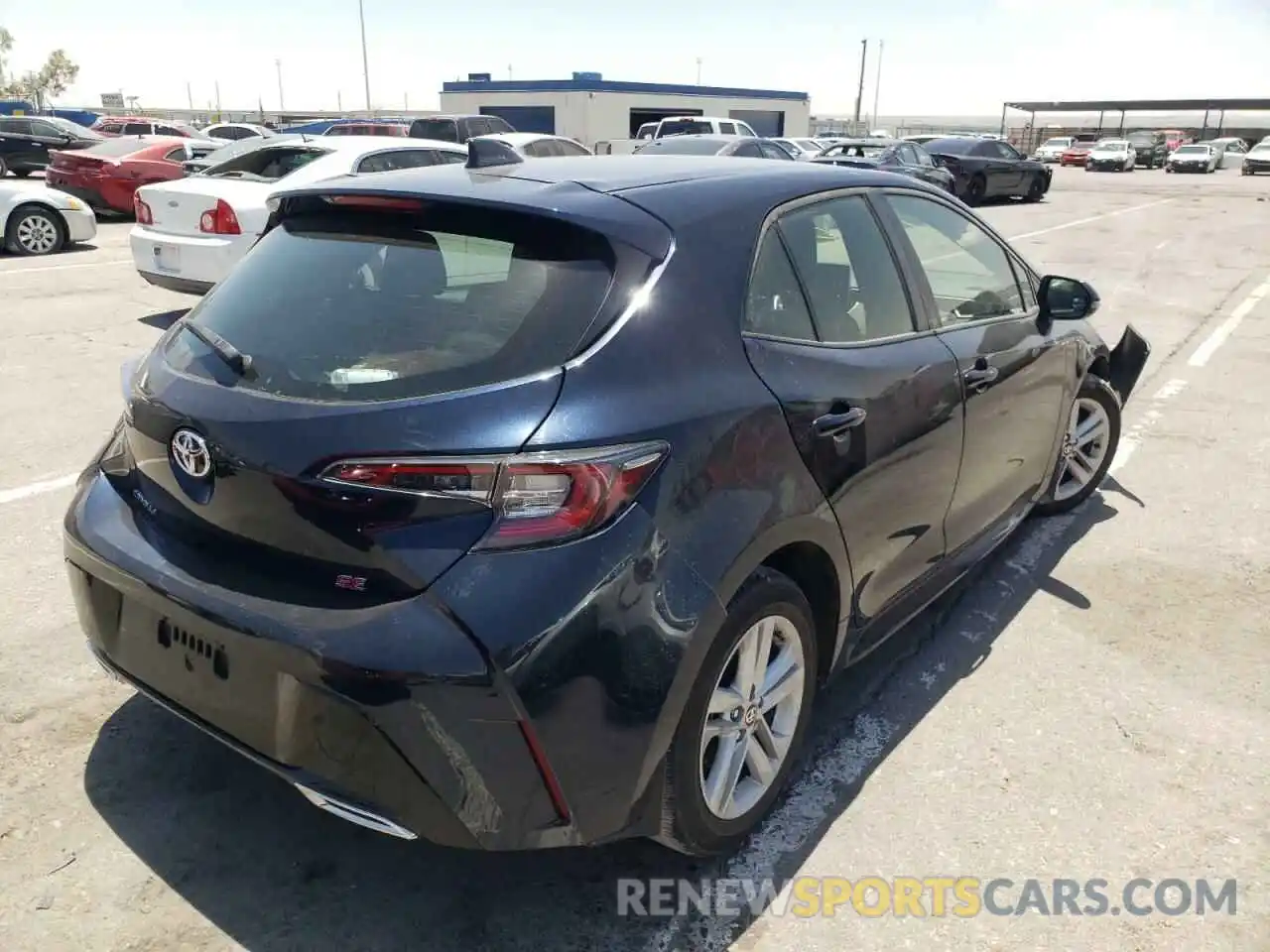 4 Photograph of a damaged car JTNK4RBE6K3067953 TOYOTA COROLLA 2019