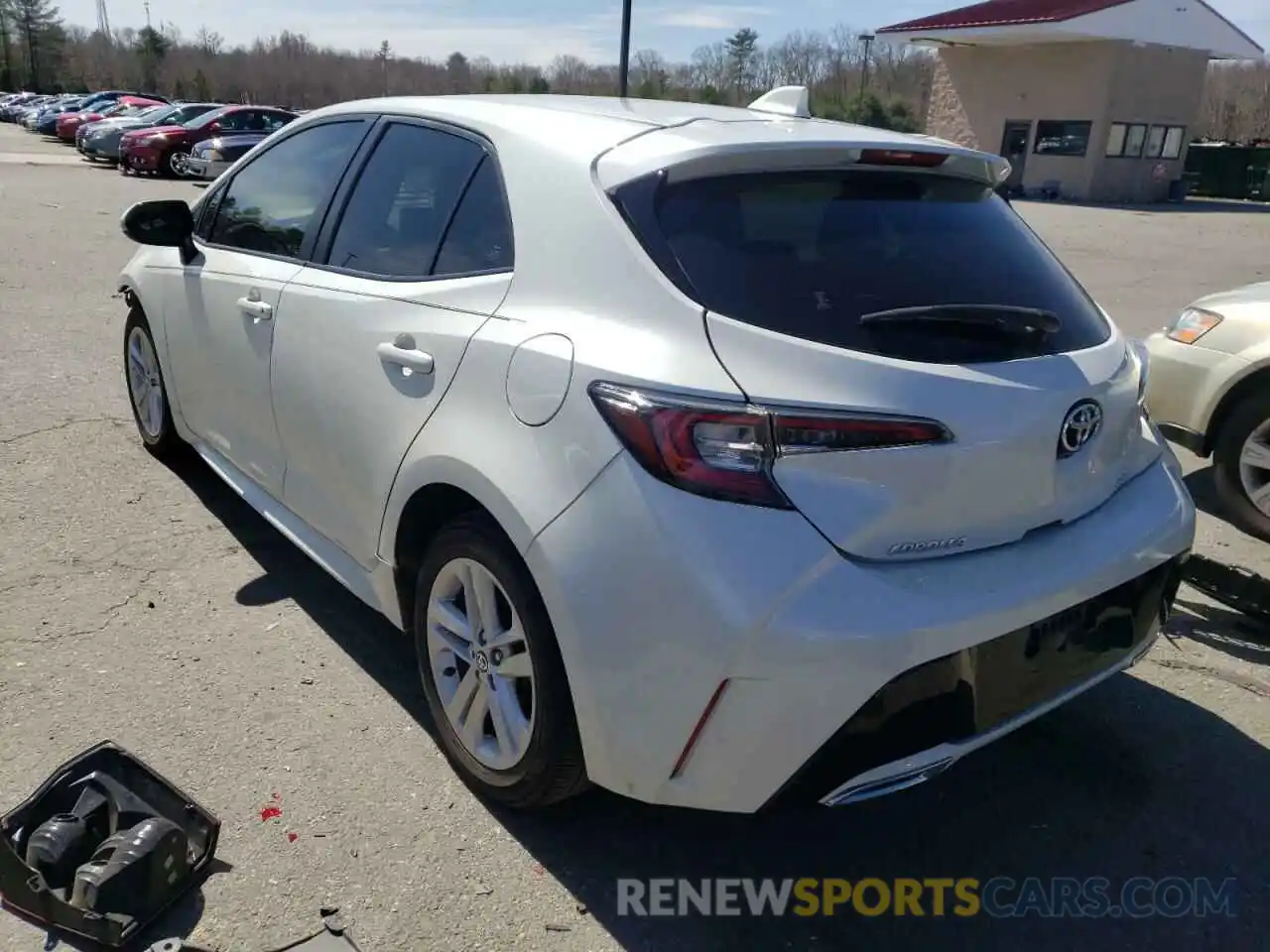 3 Photograph of a damaged car JTNK4RBE6K3068844 TOYOTA COROLLA 2019