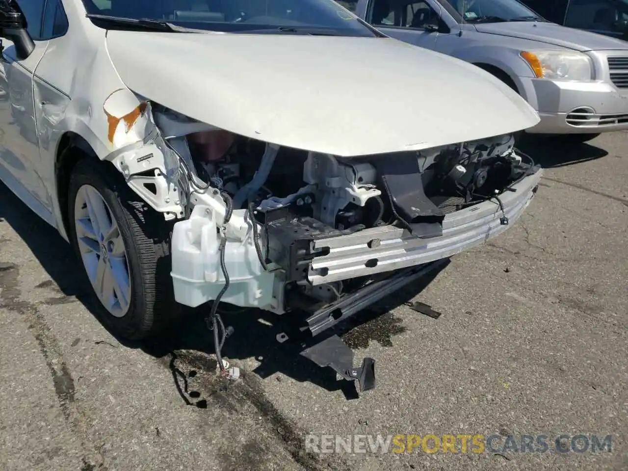 9 Photograph of a damaged car JTNK4RBE6K3068844 TOYOTA COROLLA 2019