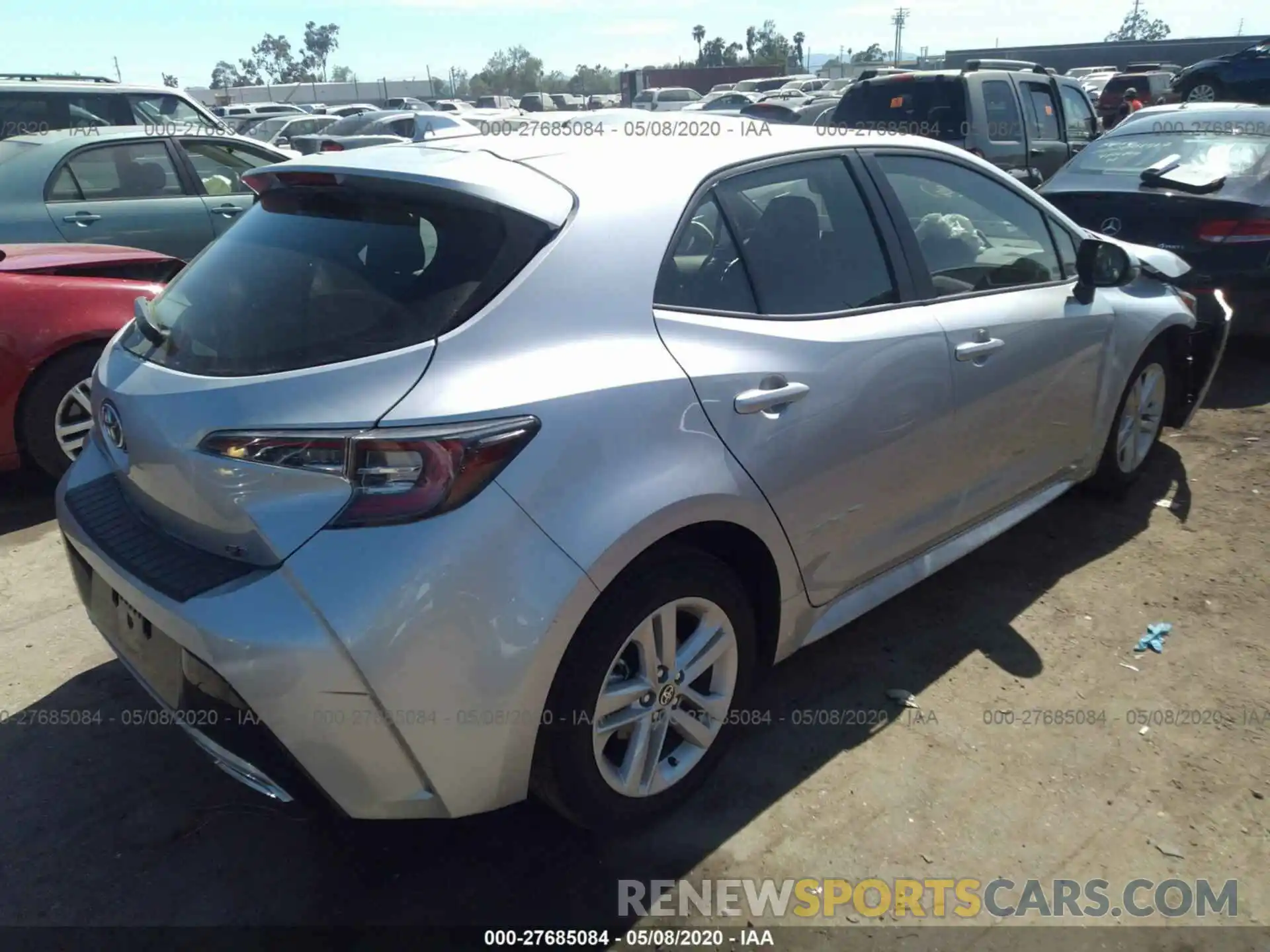 4 Photograph of a damaged car JTNK4RBE6K3068875 TOYOTA COROLLA 2019