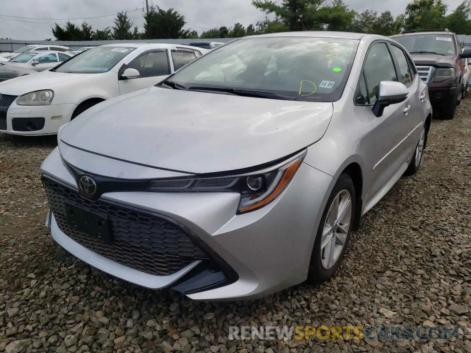 2 Photograph of a damaged car JTNK4RBE6K3069962 TOYOTA COROLLA 2019