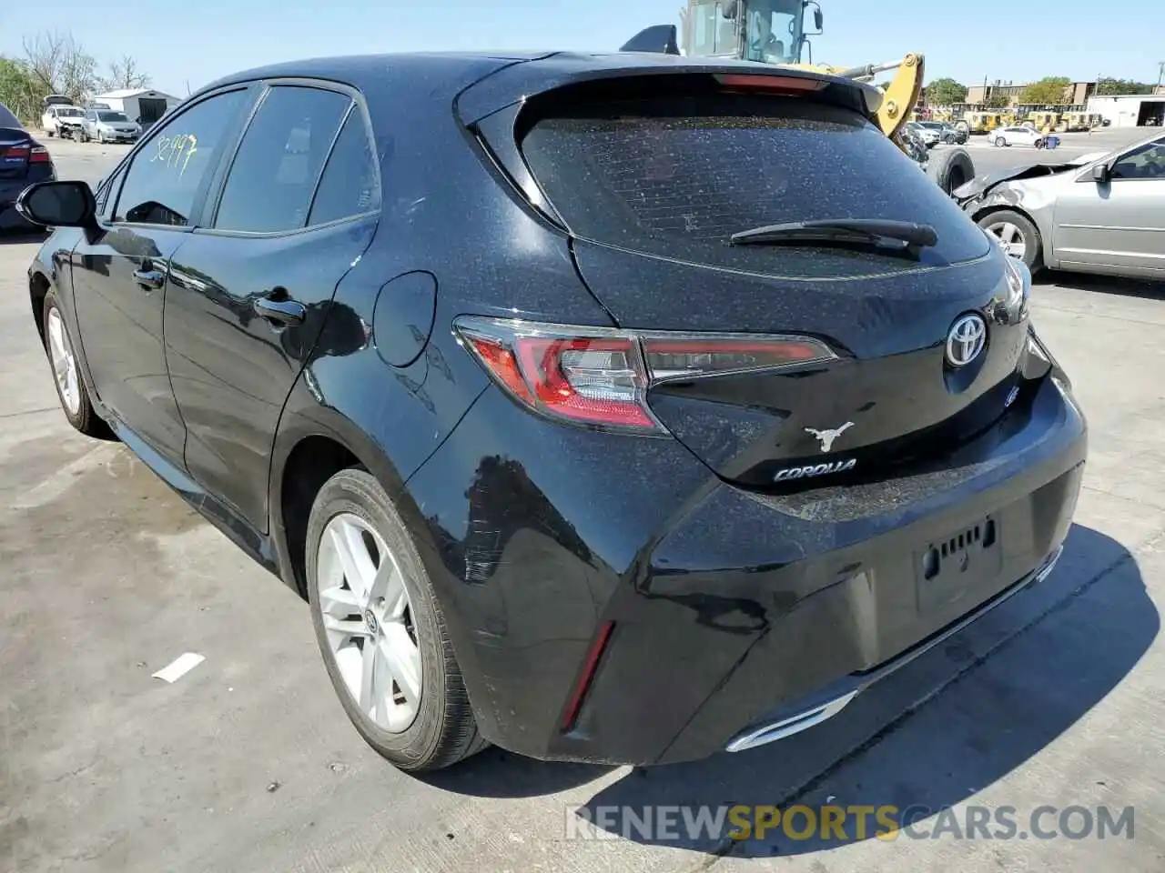 3 Photograph of a damaged car JTNK4RBE6K3070917 TOYOTA COROLLA 2019