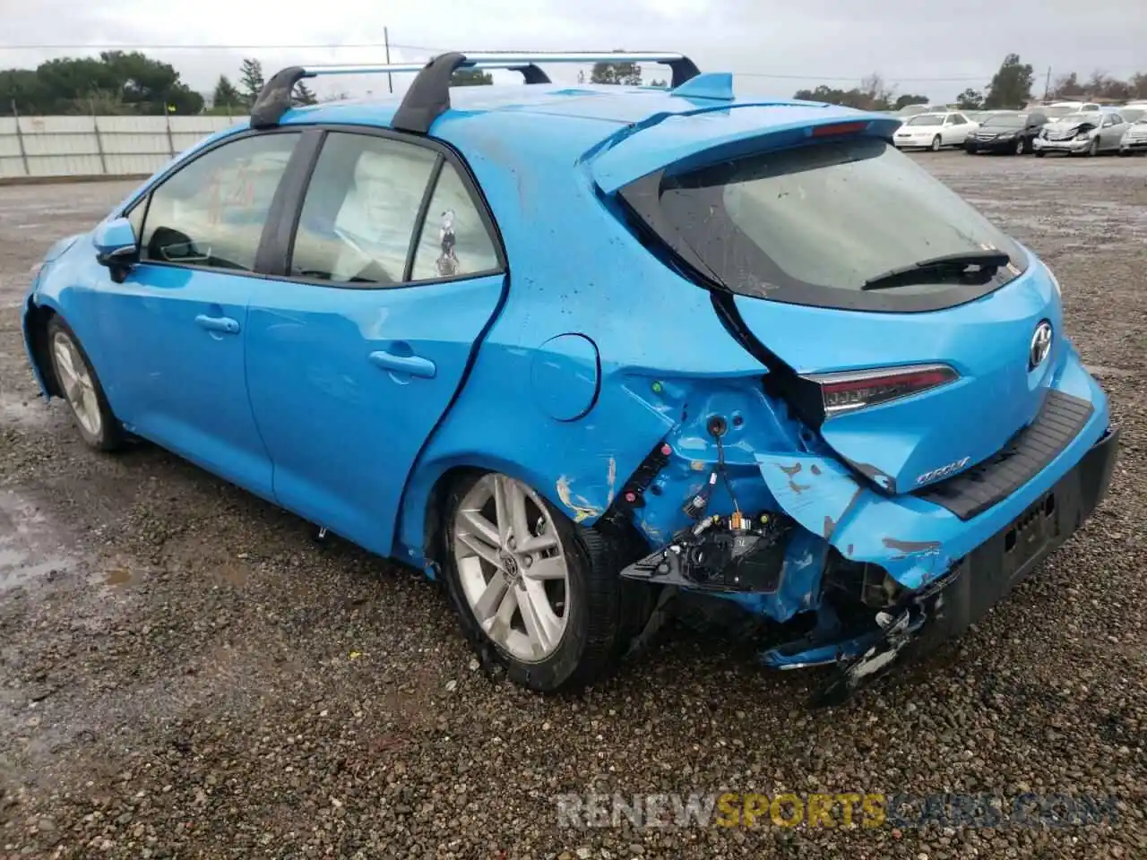 3 Photograph of a damaged car JTNK4RBE6K3071923 TOYOTA COROLLA 2019