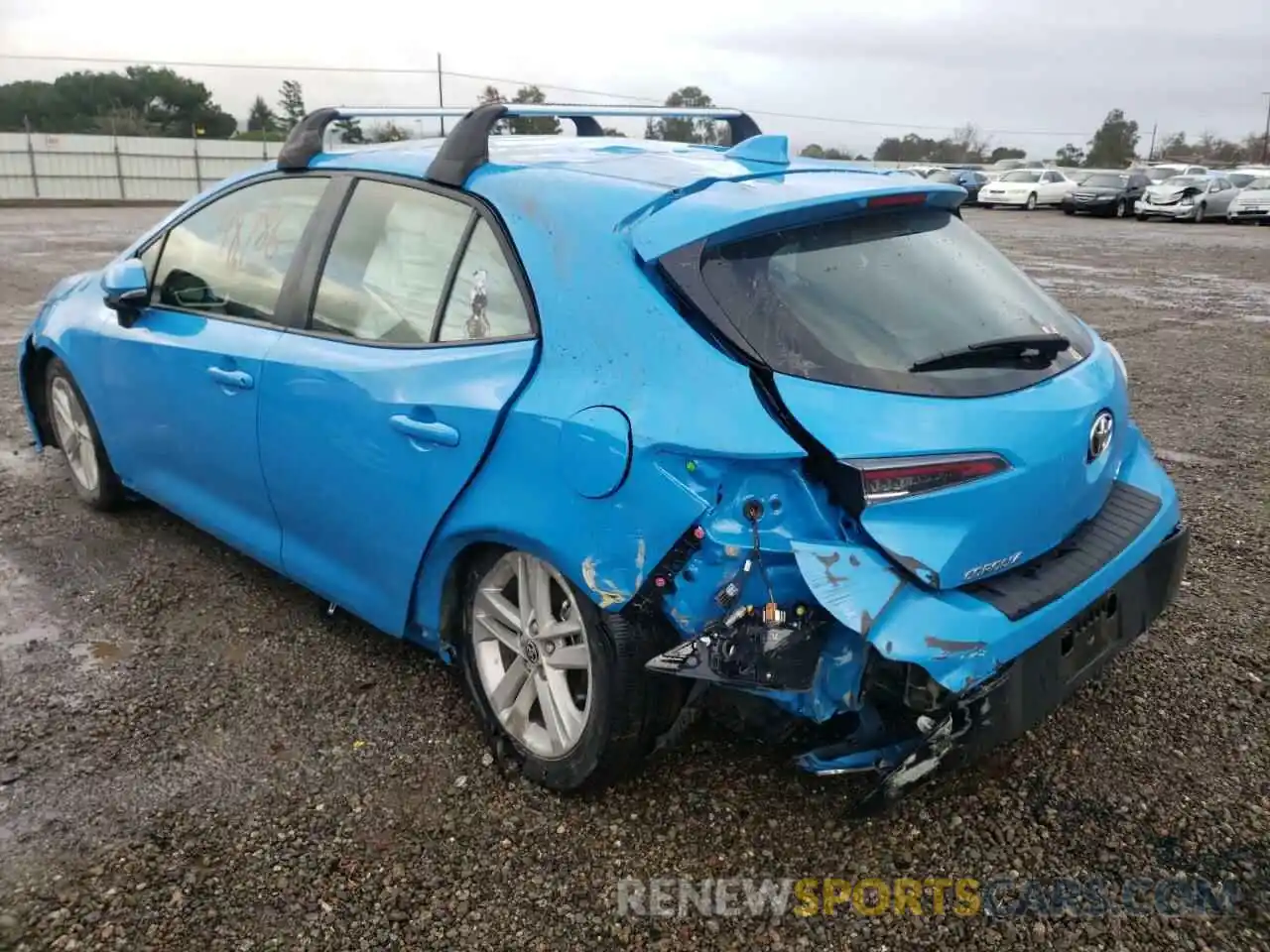 9 Photograph of a damaged car JTNK4RBE6K3071923 TOYOTA COROLLA 2019