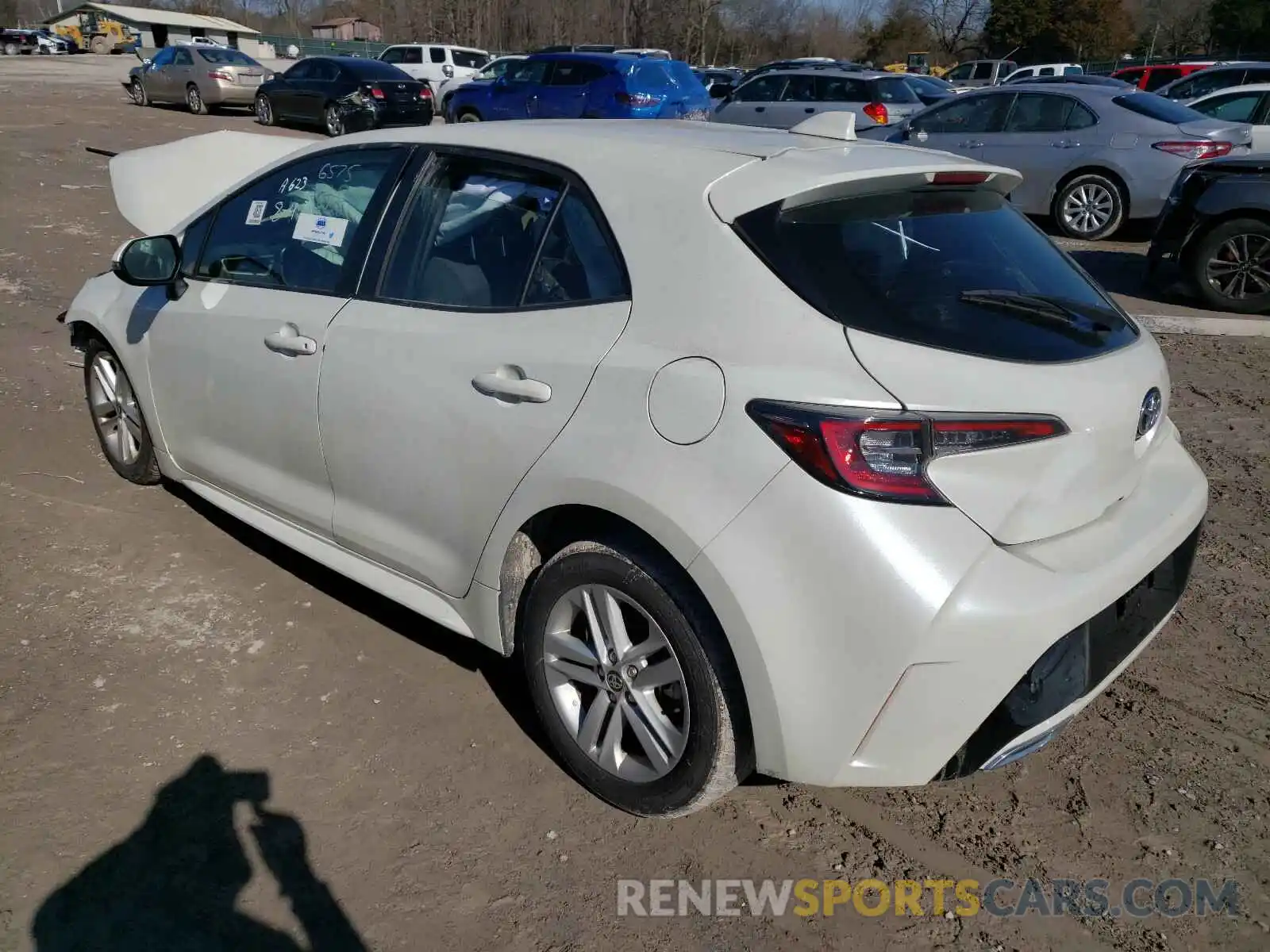 3 Photograph of a damaged car JTNK4RBE7K3000598 TOYOTA COROLLA 2019