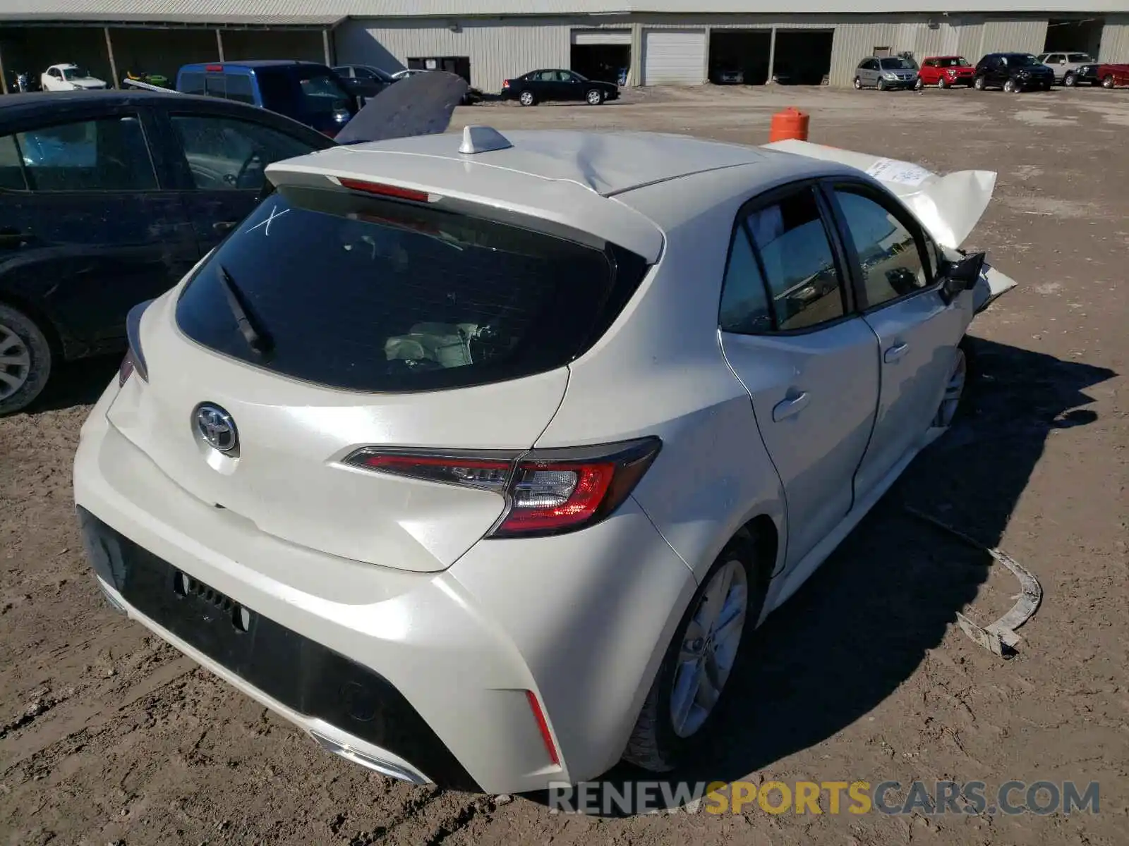 4 Photograph of a damaged car JTNK4RBE7K3000598 TOYOTA COROLLA 2019