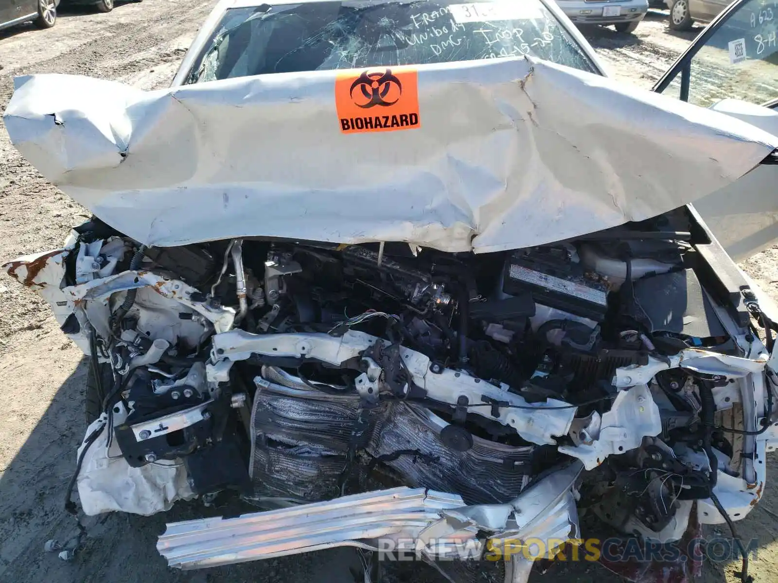 7 Photograph of a damaged car JTNK4RBE7K3000598 TOYOTA COROLLA 2019