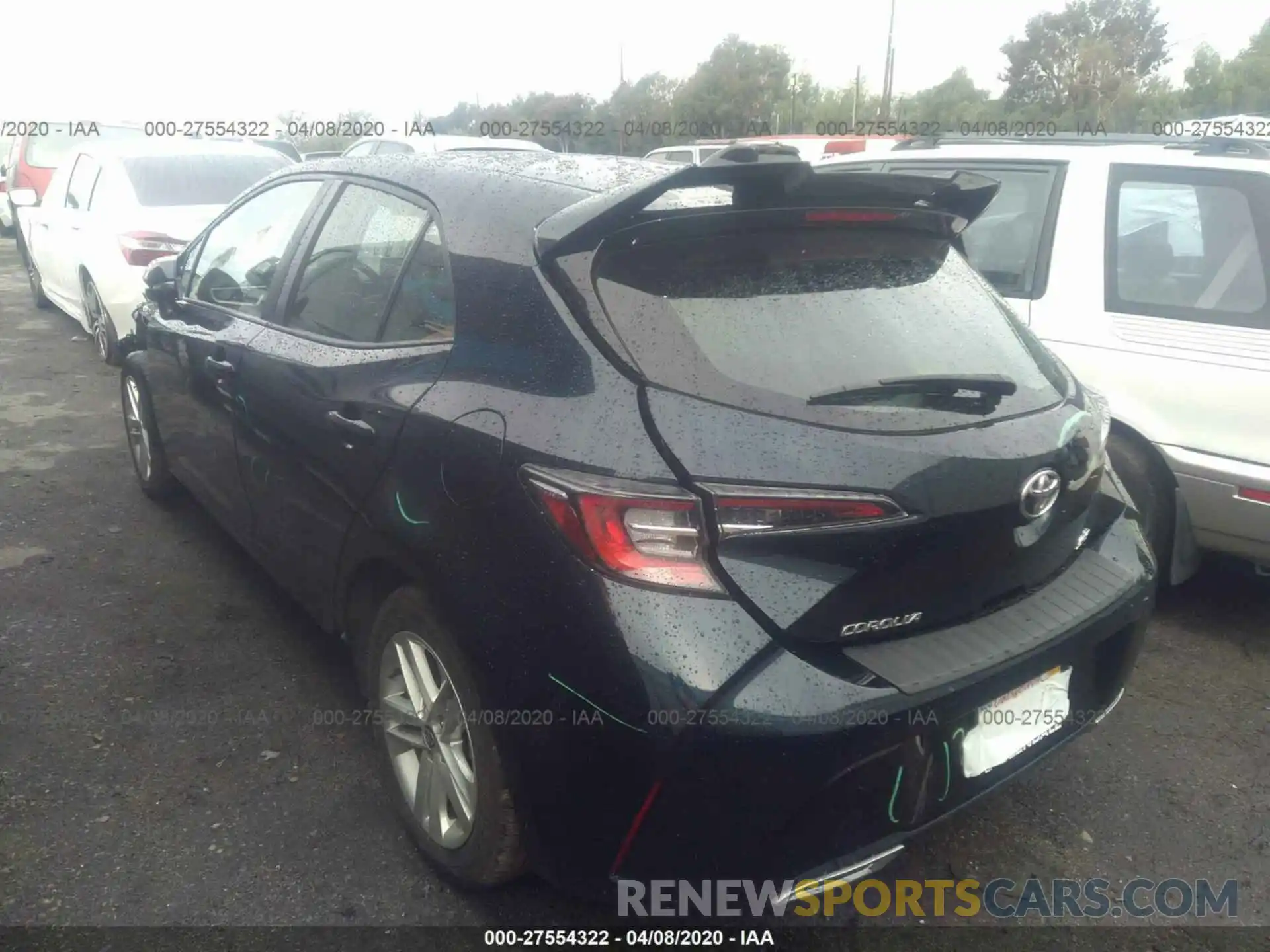 3 Photograph of a damaged car JTNK4RBE7K3001248 TOYOTA COROLLA 2019