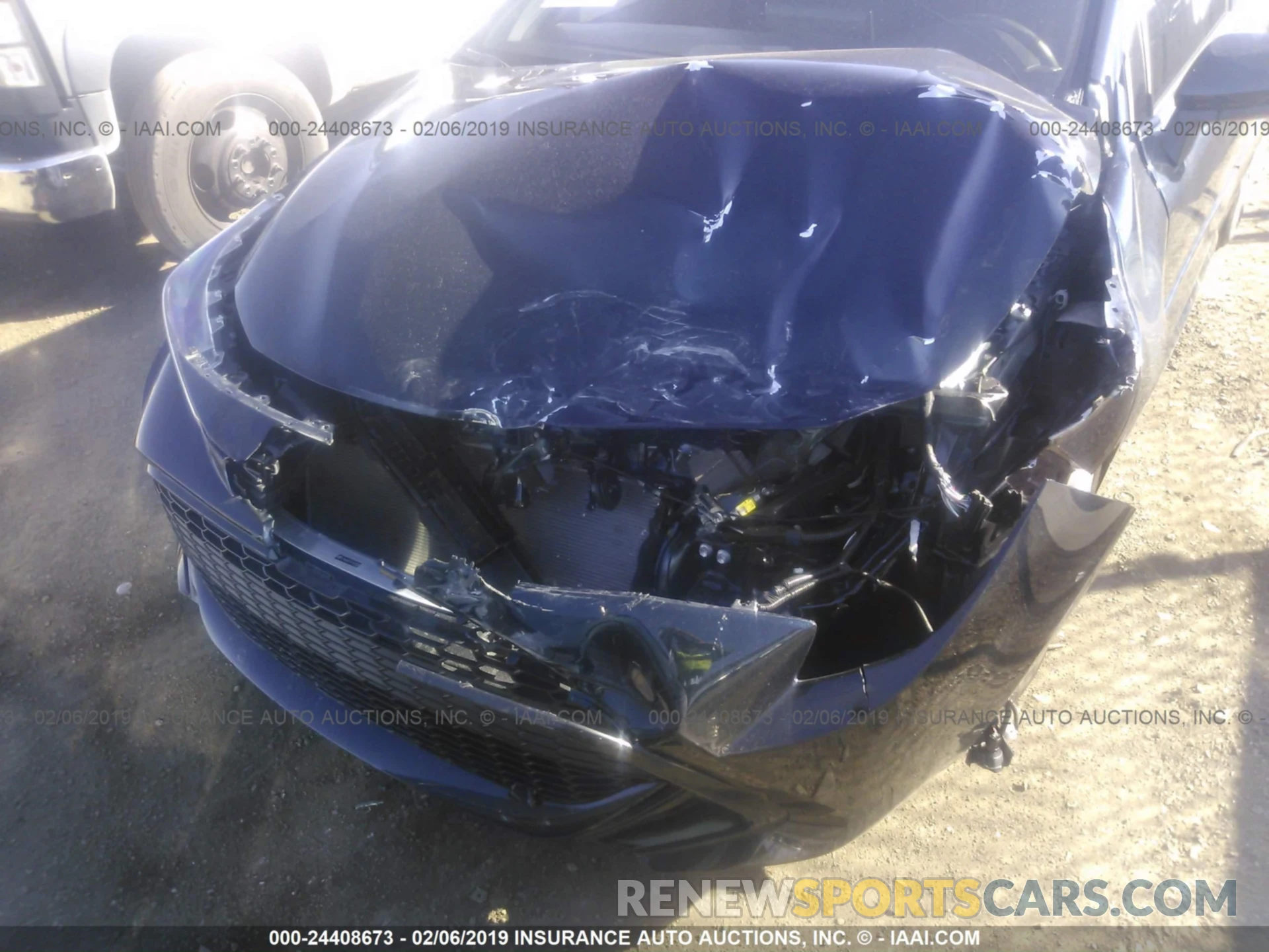 6 Photograph of a damaged car JTNK4RBE7K3003825 TOYOTA COROLLA 2019