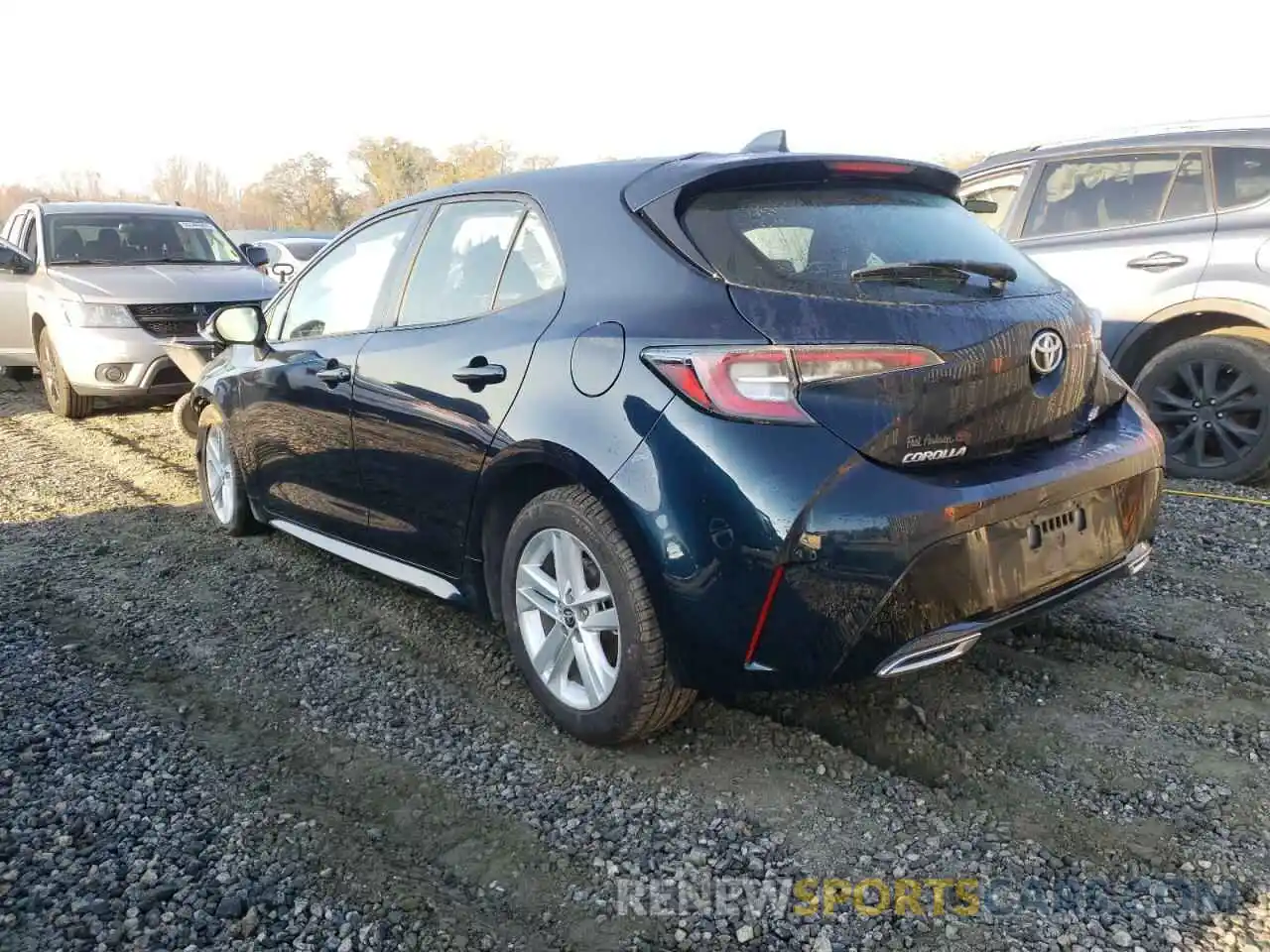 3 Photograph of a damaged car JTNK4RBE7K3004649 TOYOTA COROLLA 2019