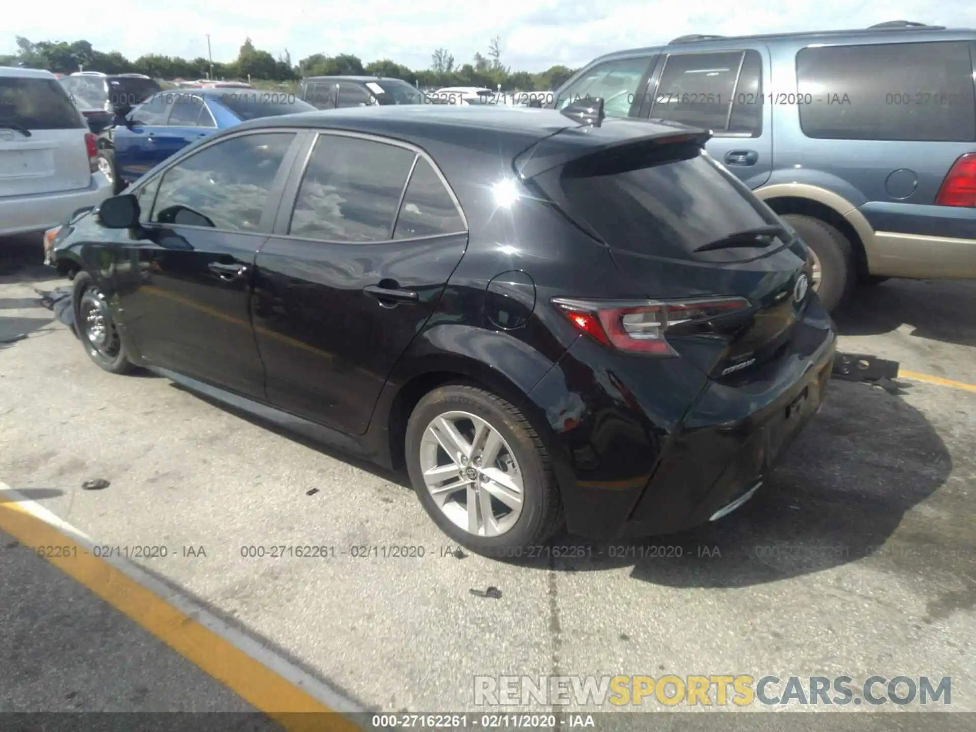 3 Photograph of a damaged car JTNK4RBE7K3005199 TOYOTA COROLLA 2019