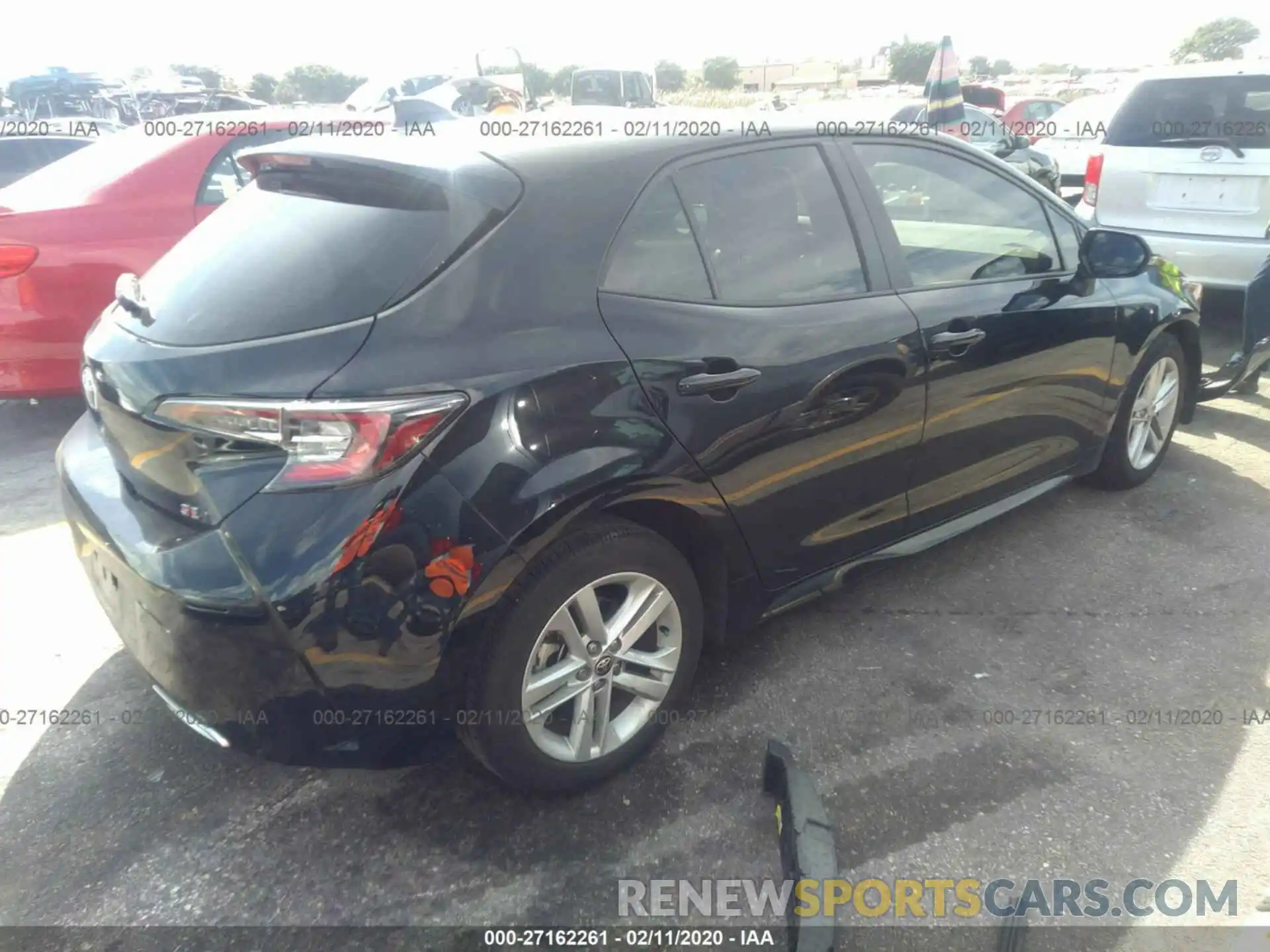 4 Photograph of a damaged car JTNK4RBE7K3005199 TOYOTA COROLLA 2019