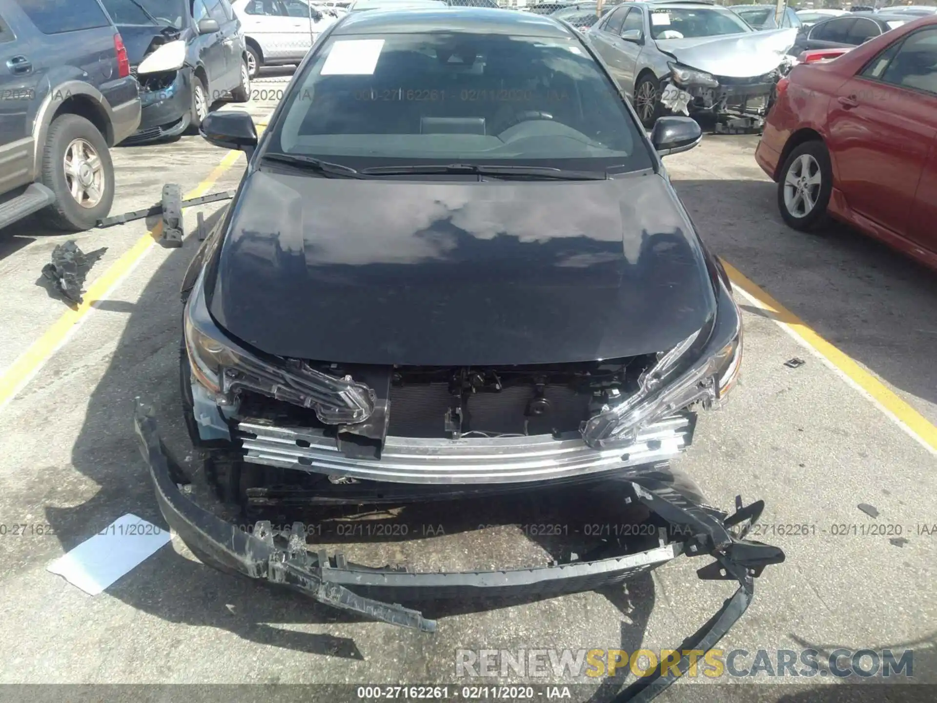 6 Photograph of a damaged car JTNK4RBE7K3005199 TOYOTA COROLLA 2019