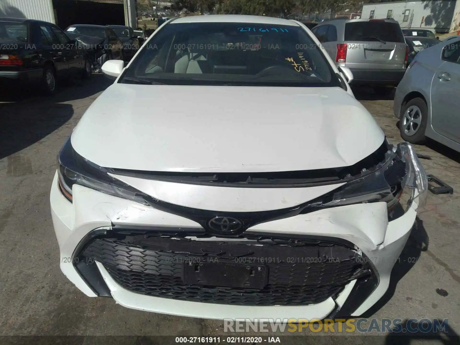 6 Photograph of a damaged car JTNK4RBE7K3006370 TOYOTA COROLLA 2019