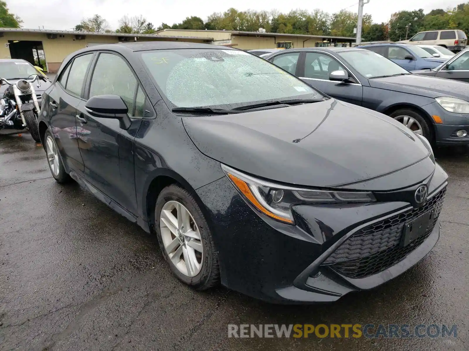 1 Photograph of a damaged car JTNK4RBE7K3009656 TOYOTA COROLLA 2019