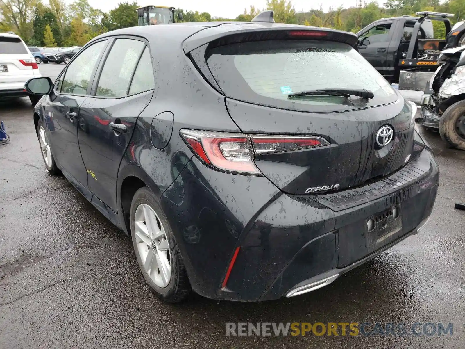 3 Photograph of a damaged car JTNK4RBE7K3009656 TOYOTA COROLLA 2019