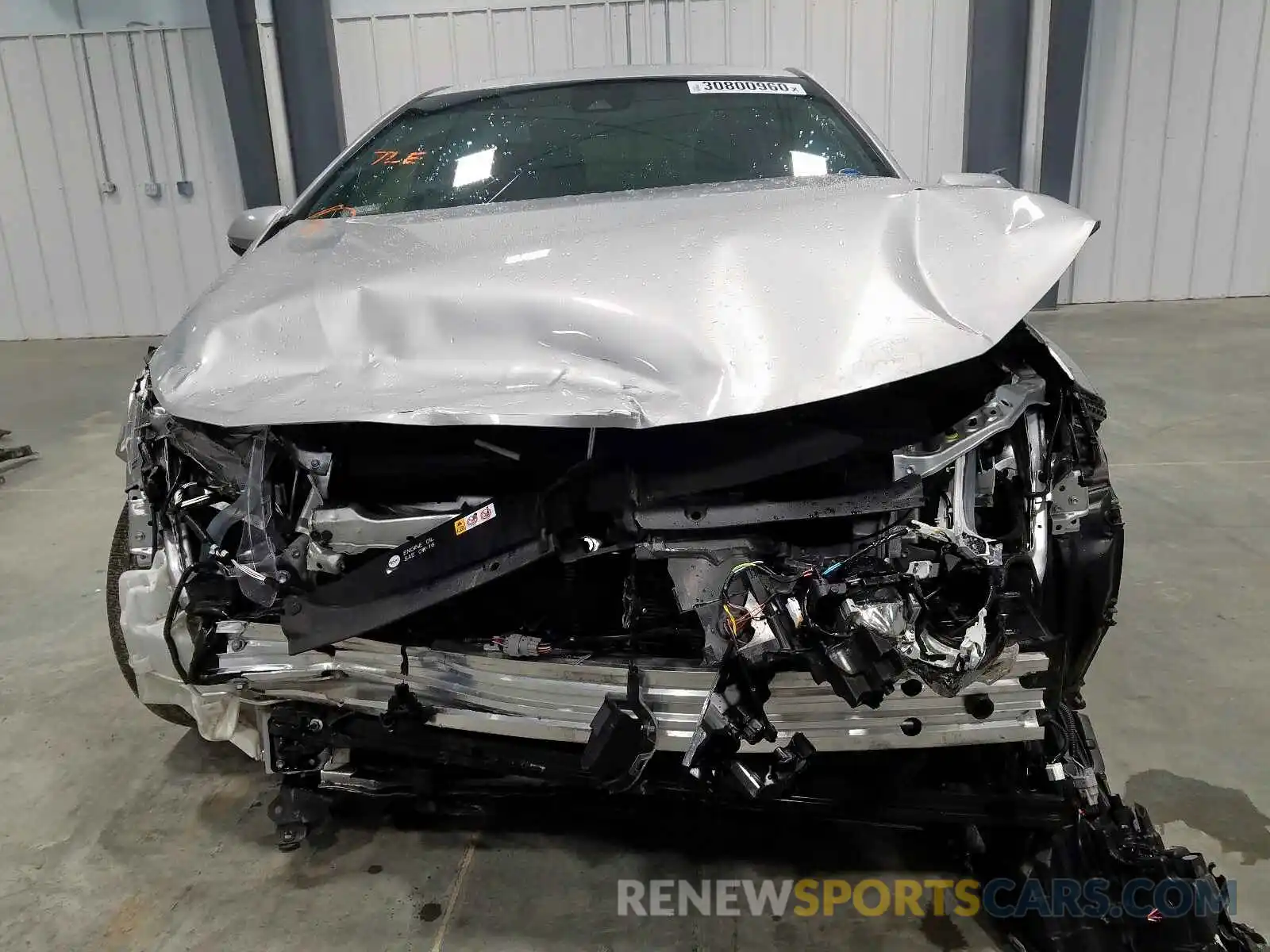 9 Photograph of a damaged car JTNK4RBE7K3011231 TOYOTA COROLLA 2019