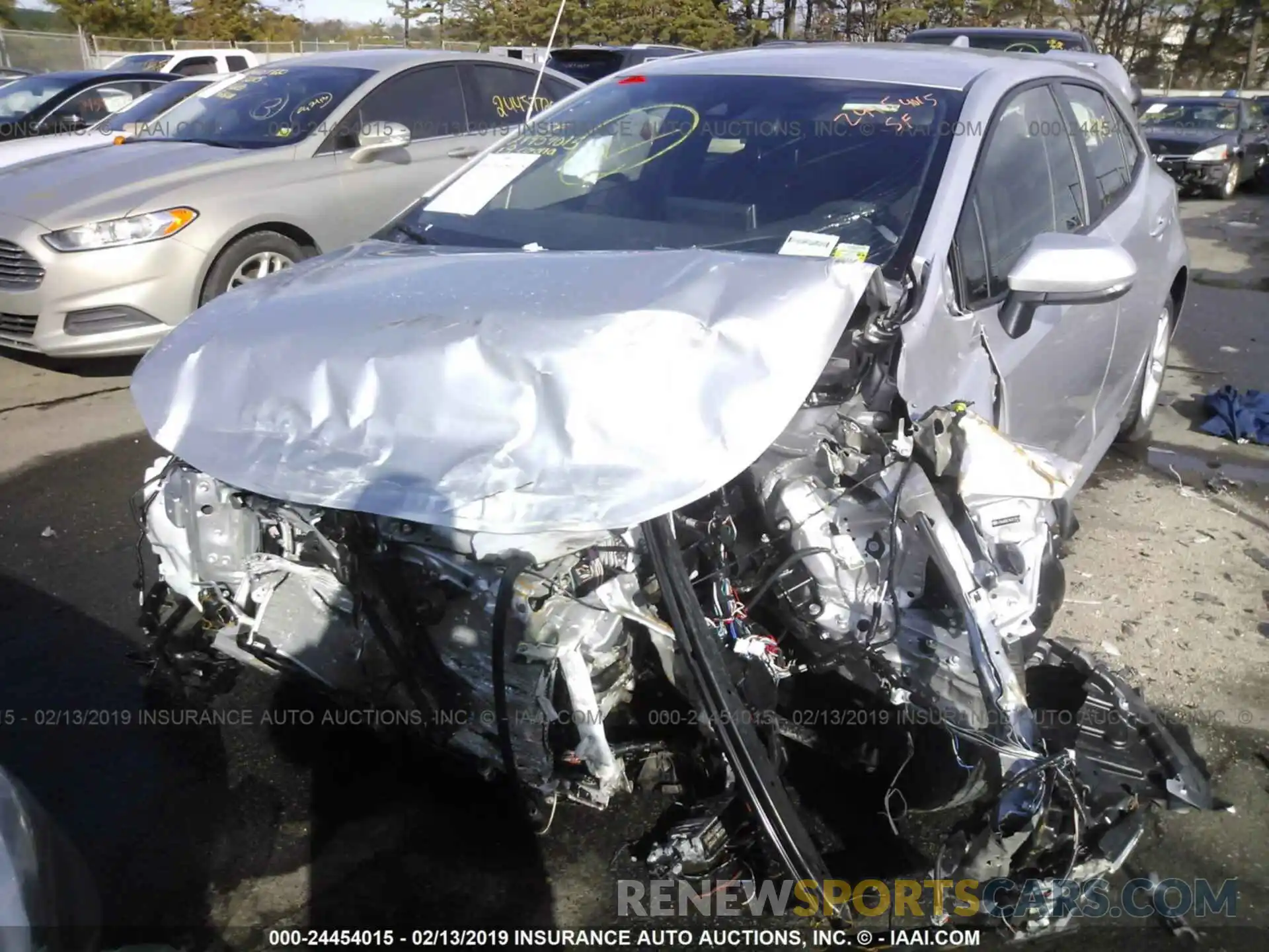 6 Photograph of a damaged car JTNK4RBE7K3013514 TOYOTA COROLLA 2019