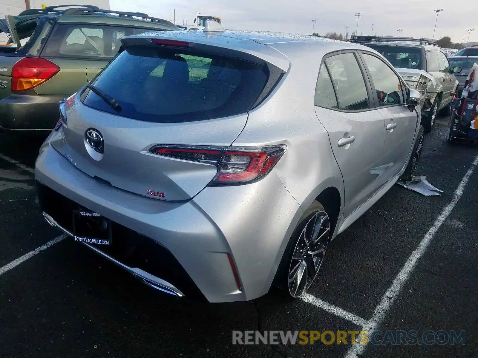 4 Photograph of a damaged car JTNK4RBE7K3013755 TOYOTA COROLLA 2019